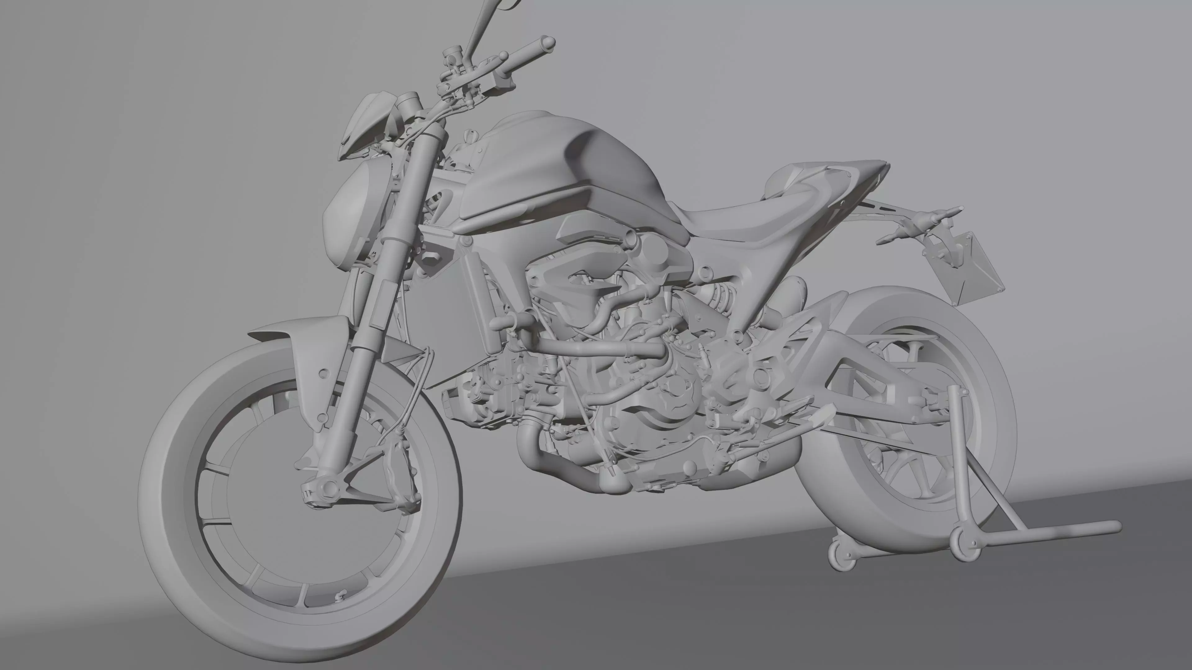 Ducati Monster Plus 2021 Low-poly 3D model_32