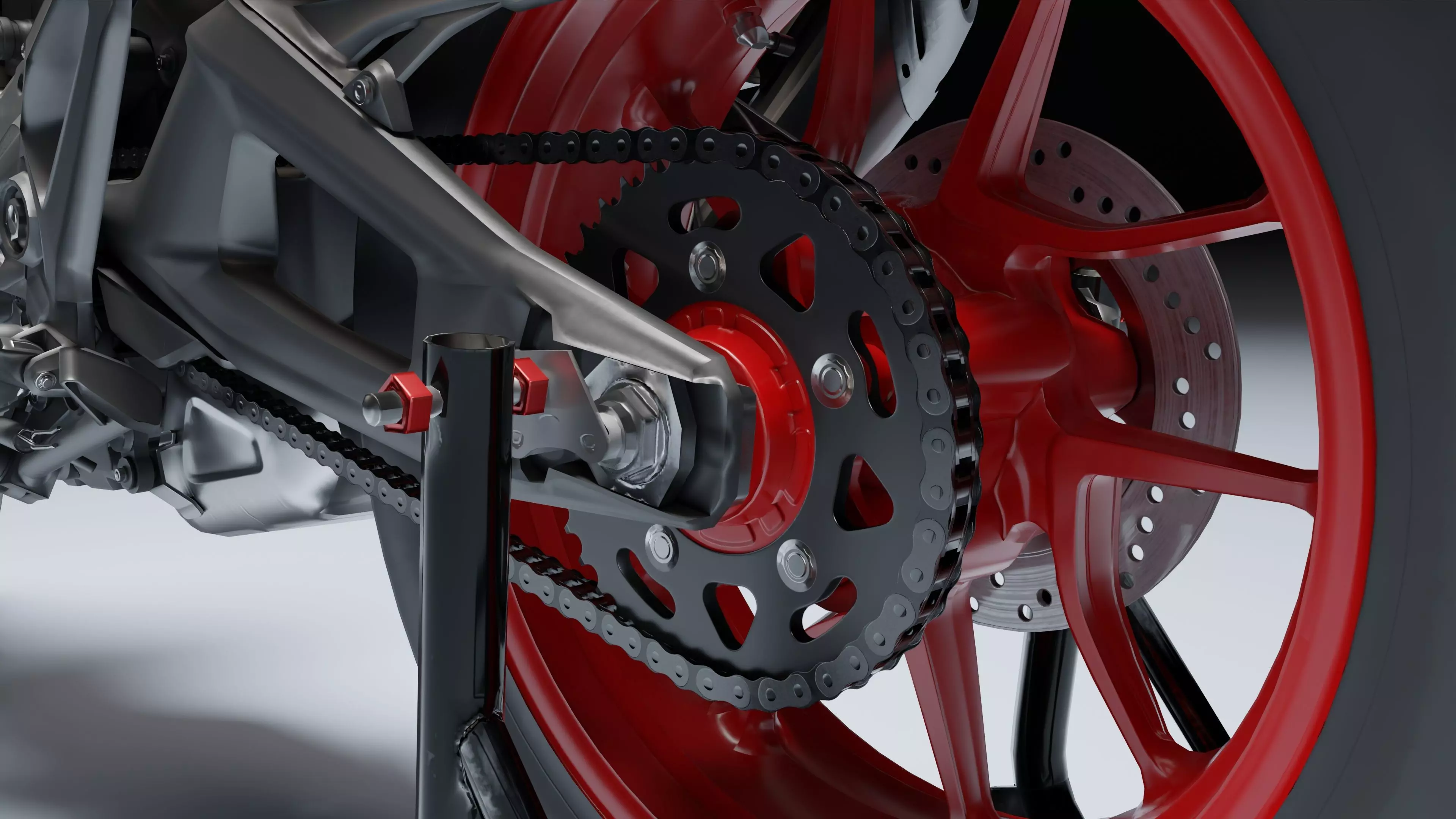 Ducati Monster Plus 2021 Low-poly 3D model_24