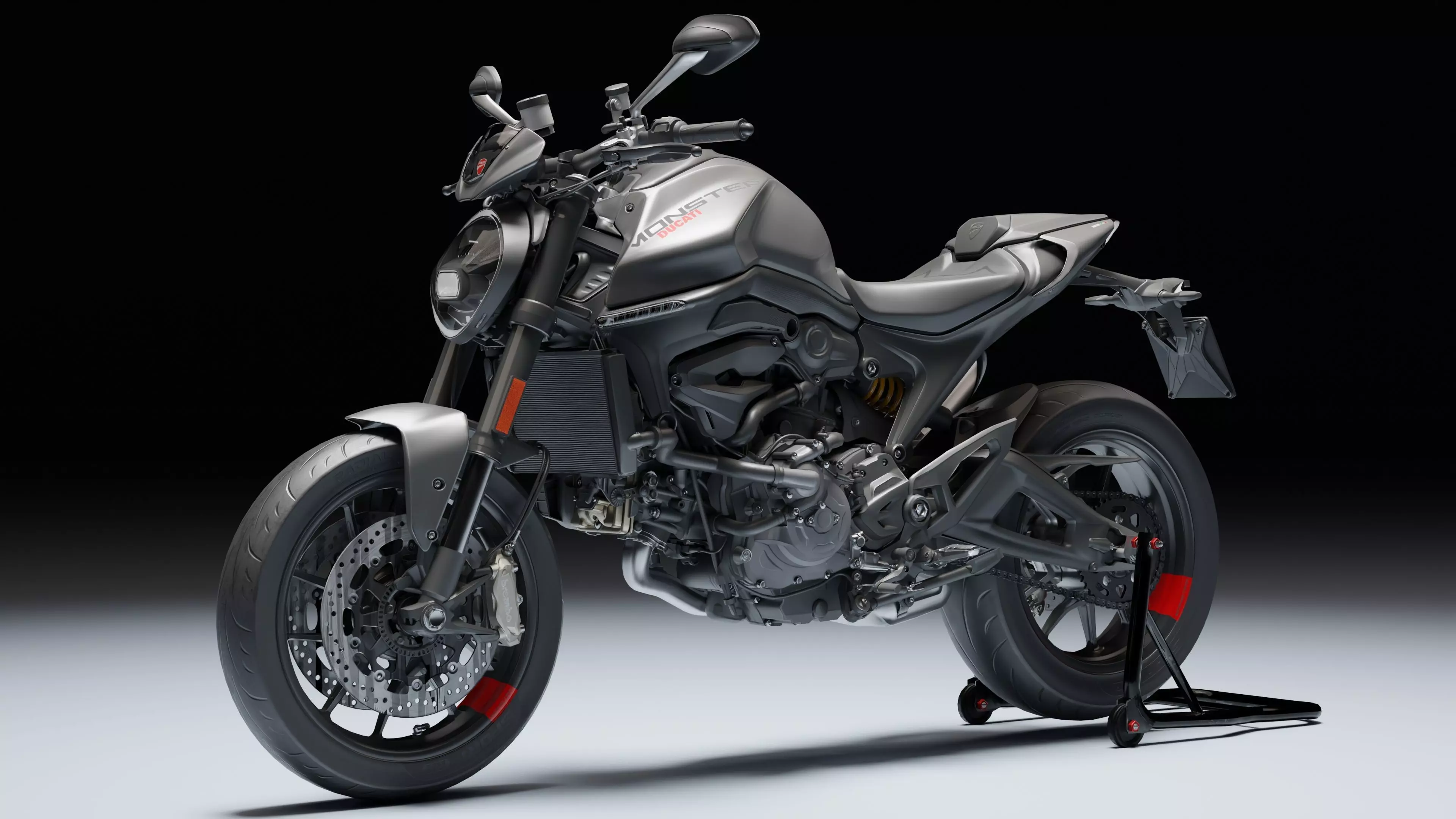 Ducati Monster Plus 2021 Low-poly 3D model_11
