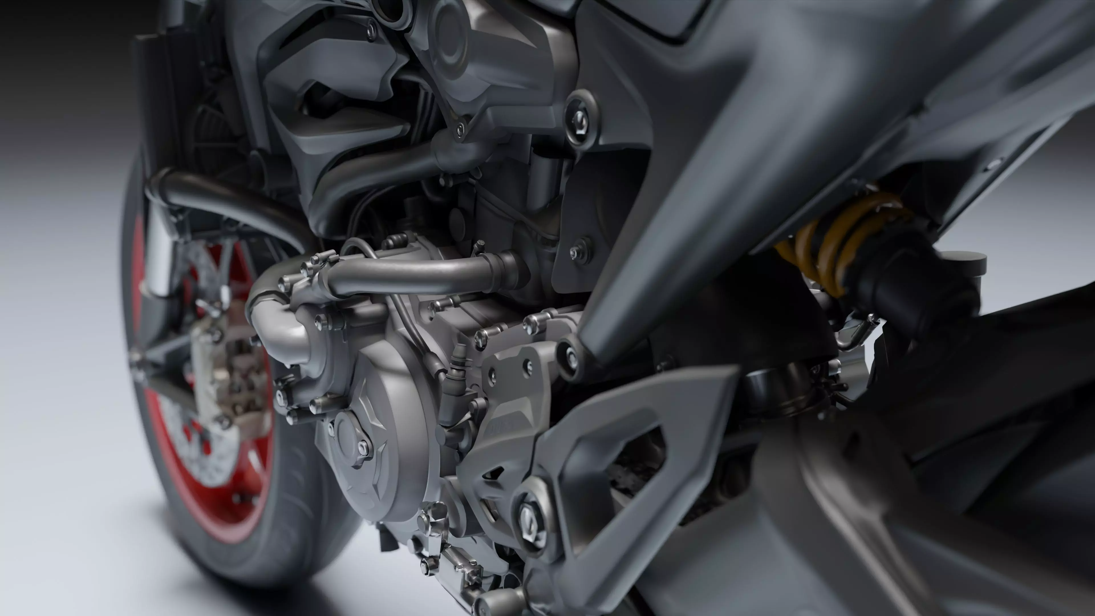 Ducati Monster Plus 2021 Low-poly 3D model_10