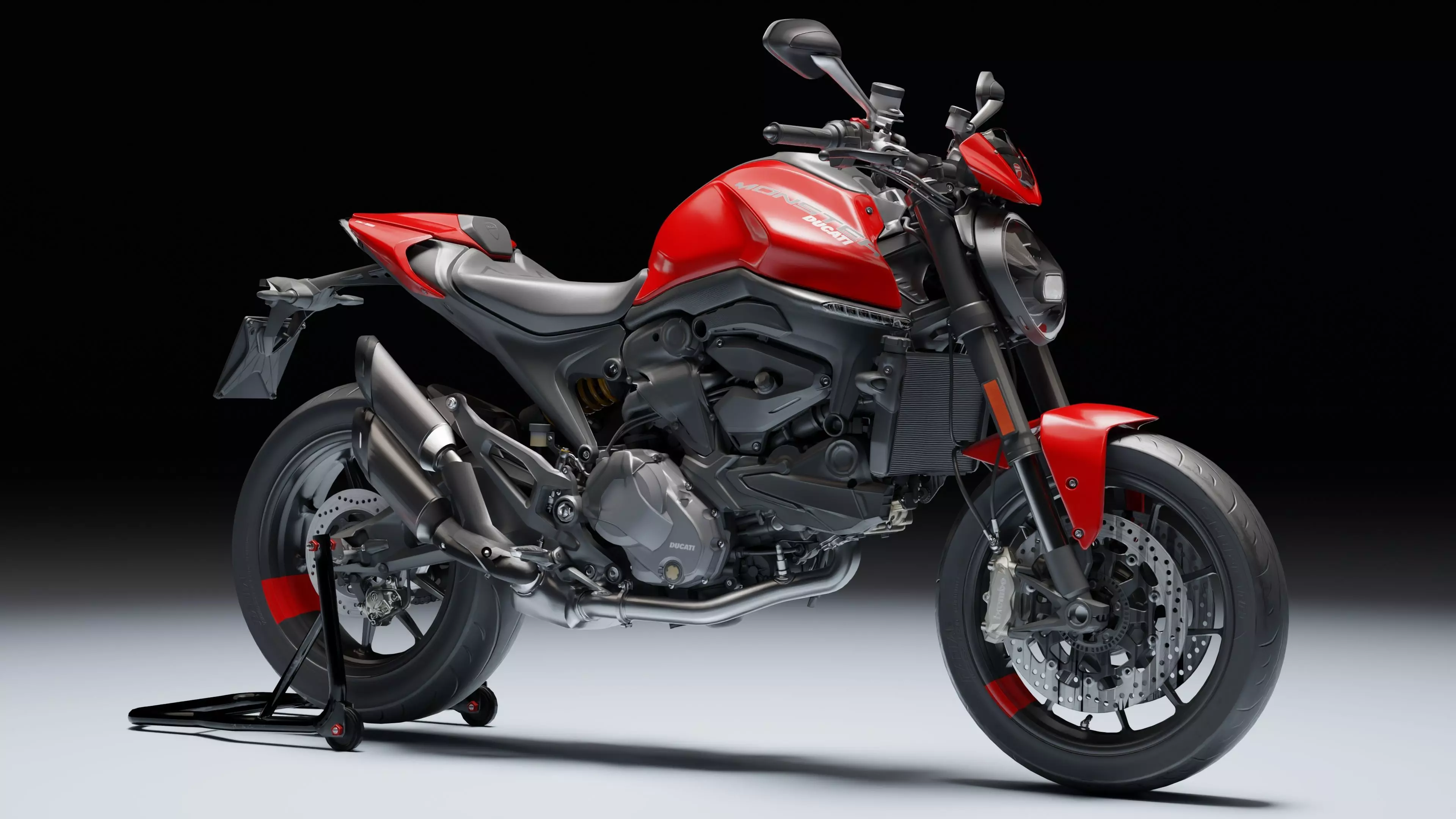 Ducati Monster Plus 2021 Low-poly 3D model_13