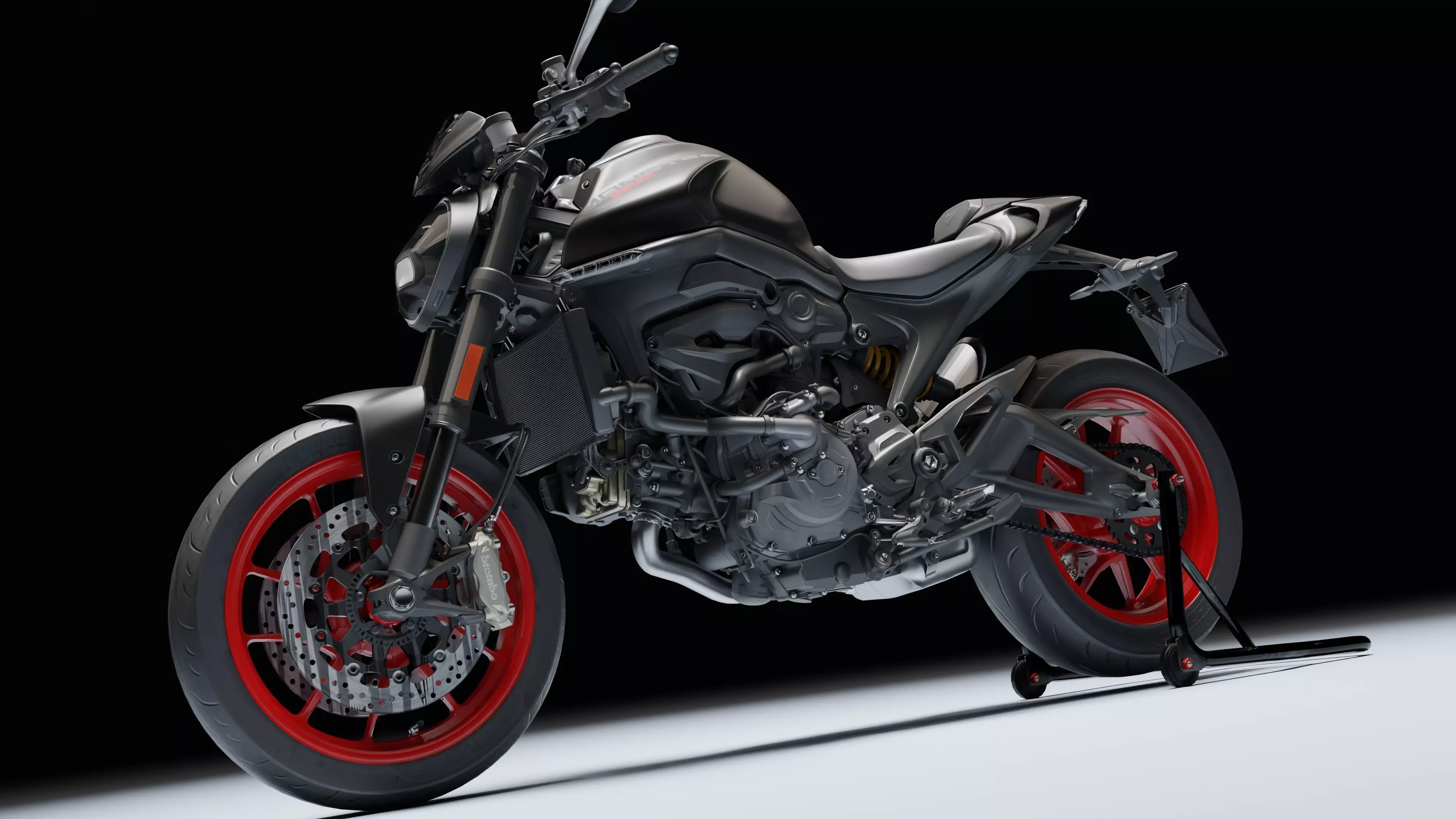 Ducati Monster Plus 2021 Low-poly 3D model_31