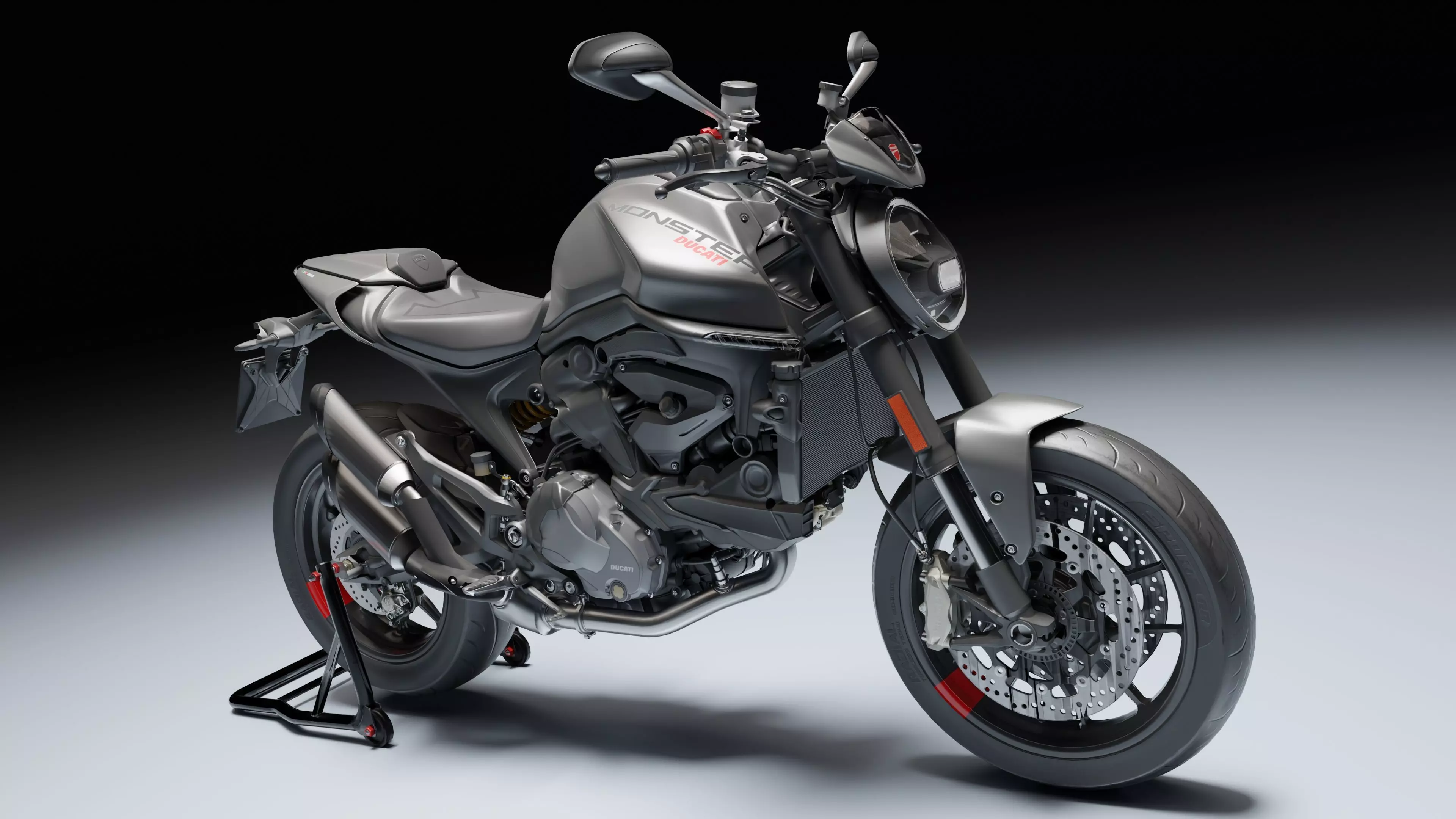 Ducati Monster Plus 2021 Low-poly 3D model_5