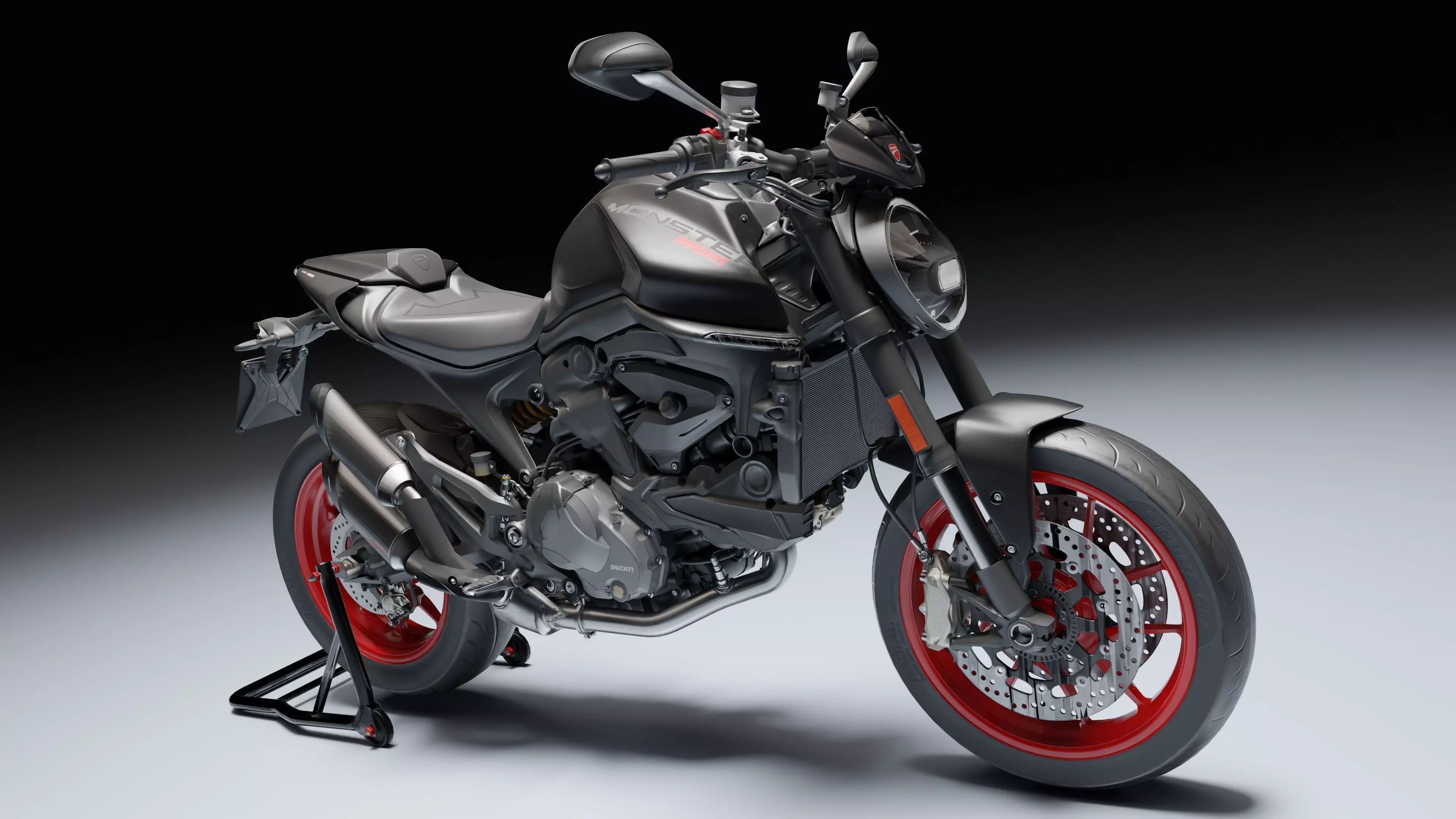 Ducati Monster Plus 2021 Low-poly 3D model_3