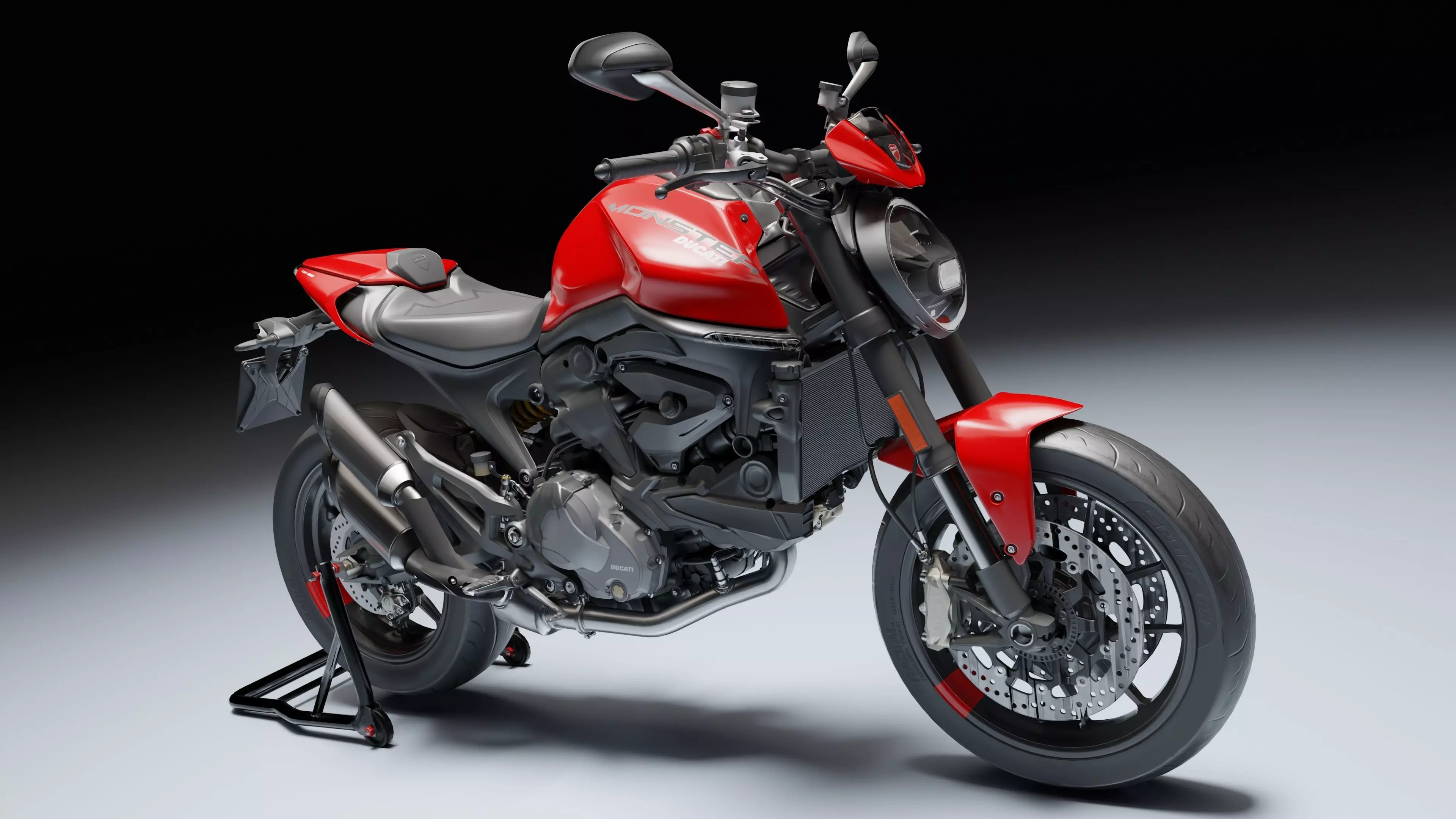 Ducati Monster Plus 2021 Low-poly 3D model_4