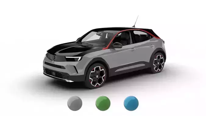 Vauxhall Mokka 2021 3d model
