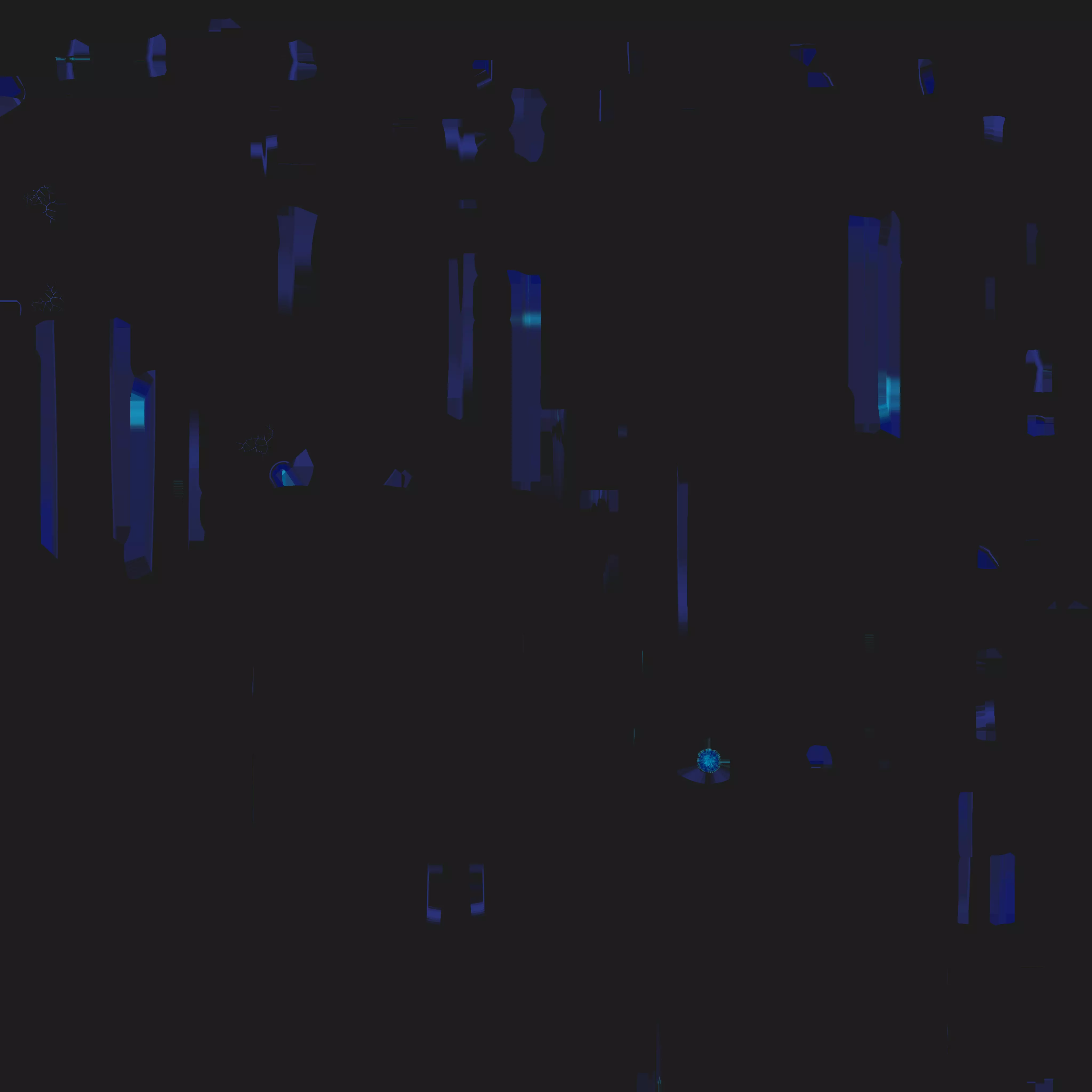 Battle axe Low-poly 3D model_3