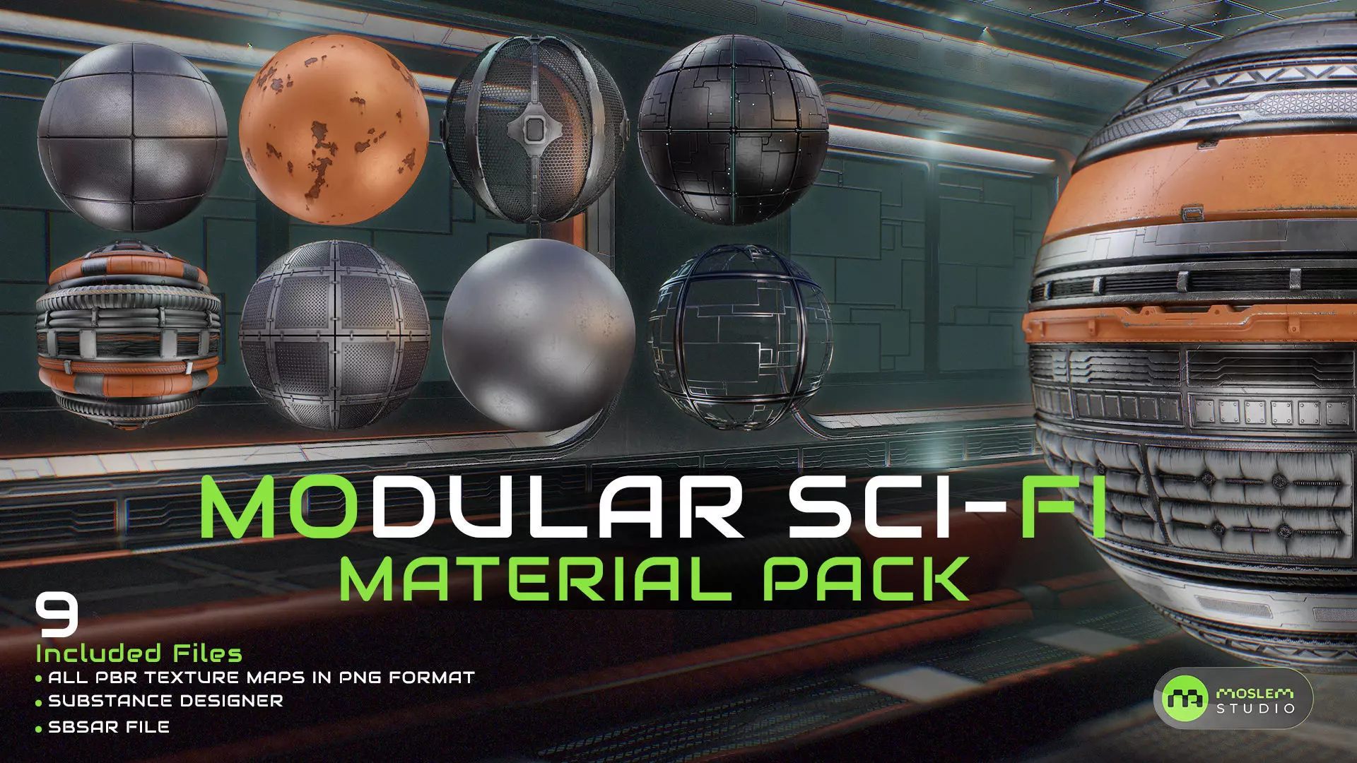 Modular Sci-Fi Material Pack-Vol03 Texture_0