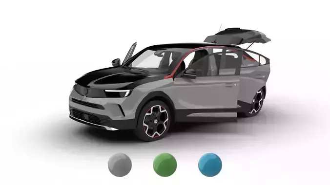 Vauxhall Mokka 2021 HQ 3d model
