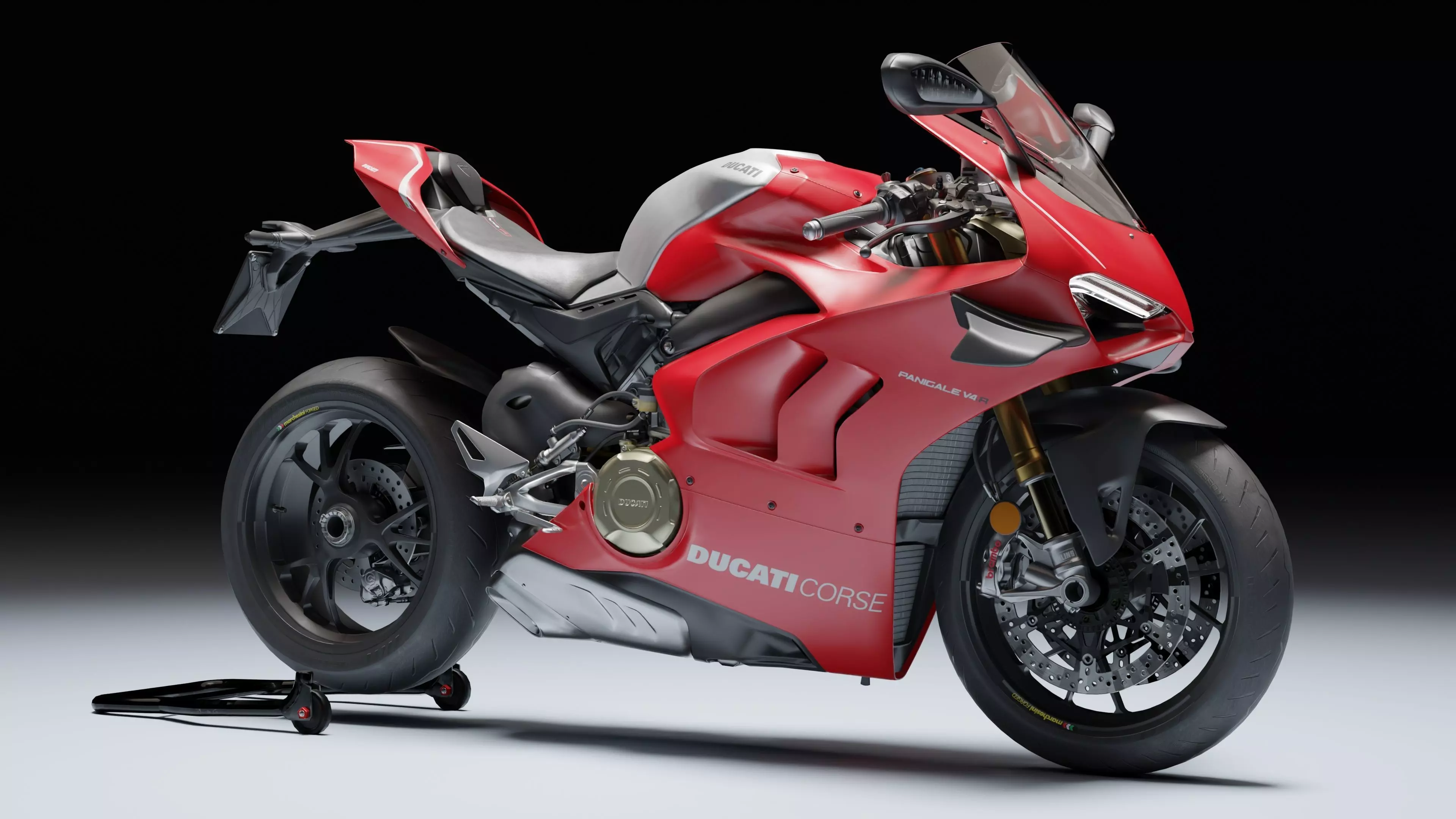 Ducati Panigale V4 R 2019 Low-poly 3D model_1