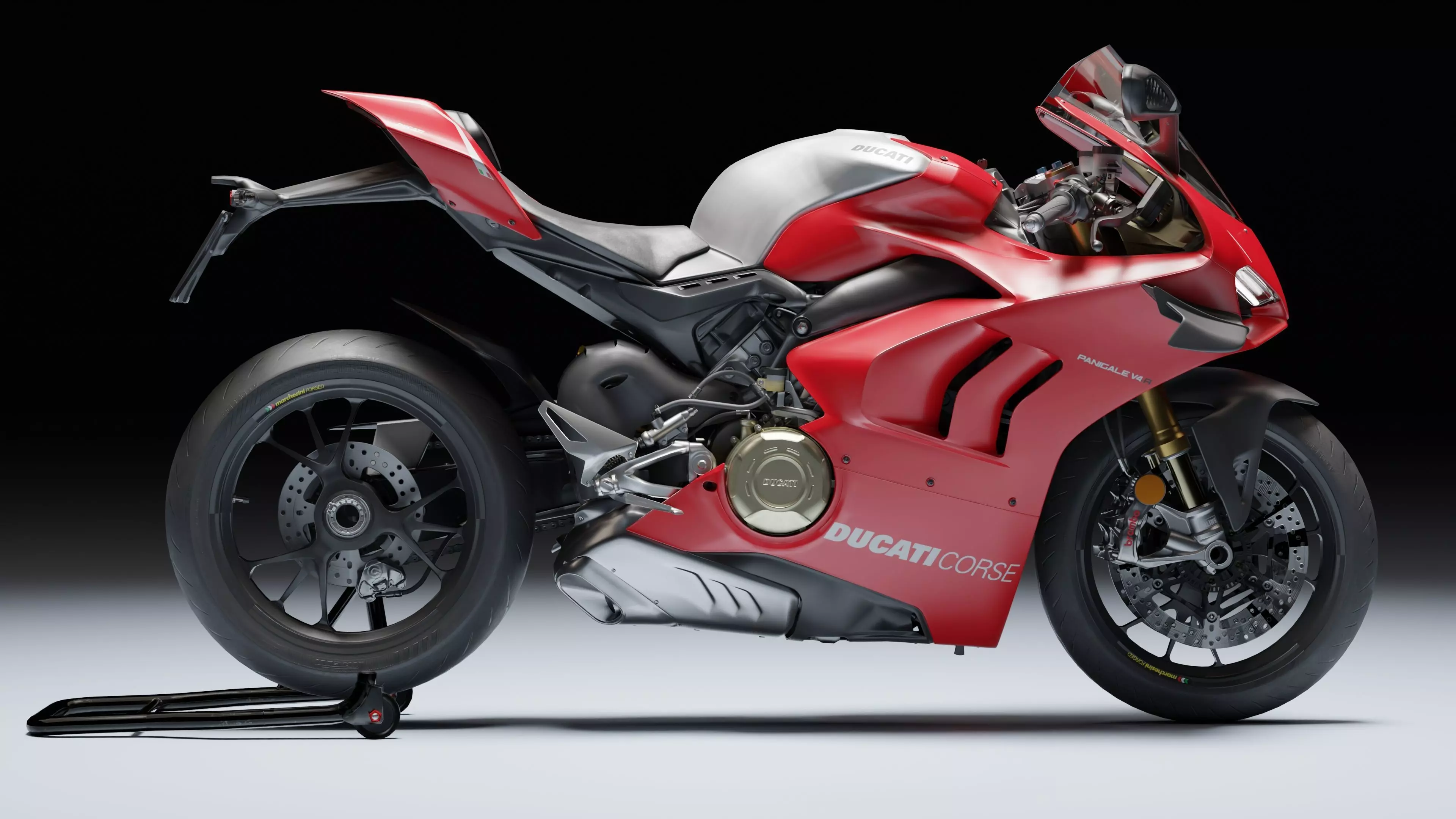 Ducati Panigale V4 R 2019 Low-poly 3D model_2