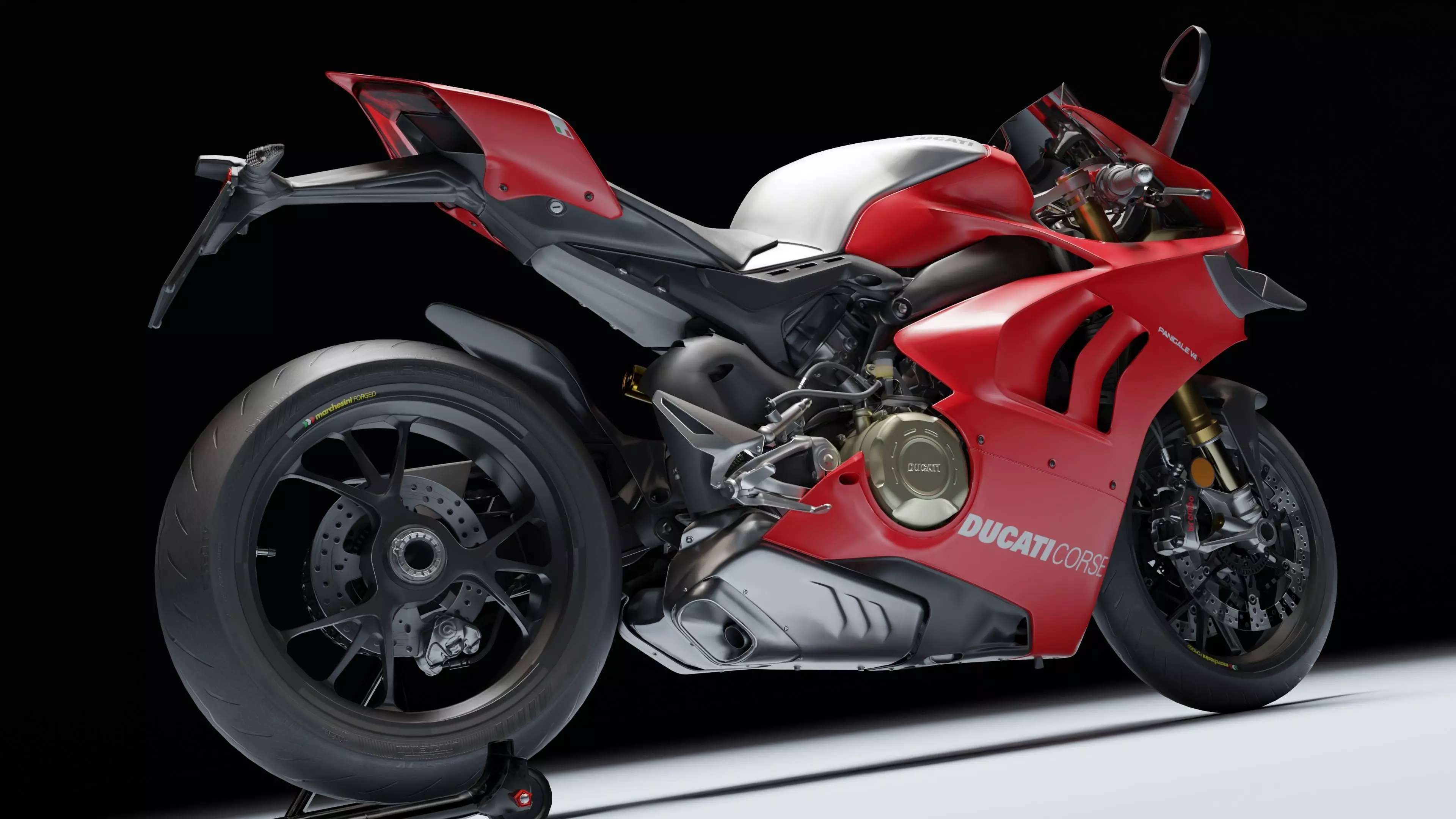 Ducati Panigale V4 R 2019 Low-poly 3D model_21