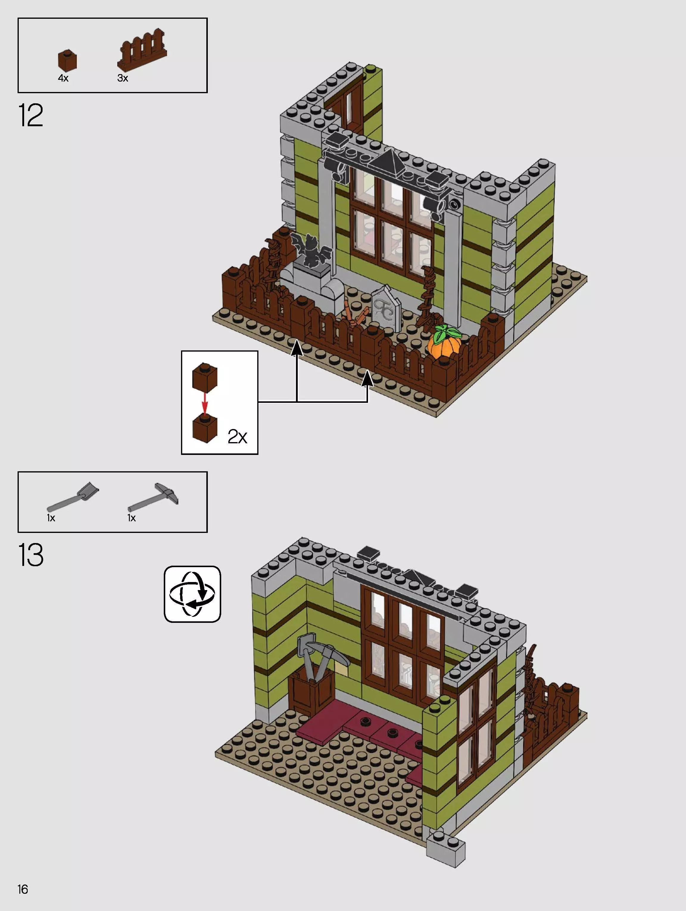 TwindBricks3D - 10273 - Haunted House 3D print model_20