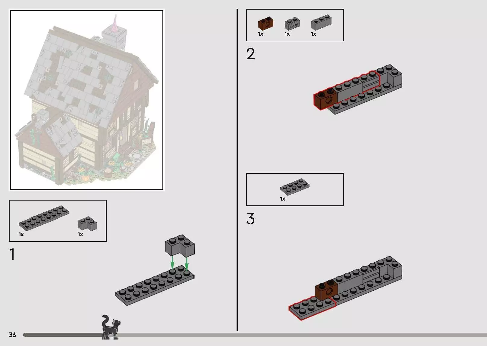 Wikibricks3D - 21341 - The Sanderson Sisters Cottage 3D print model_17