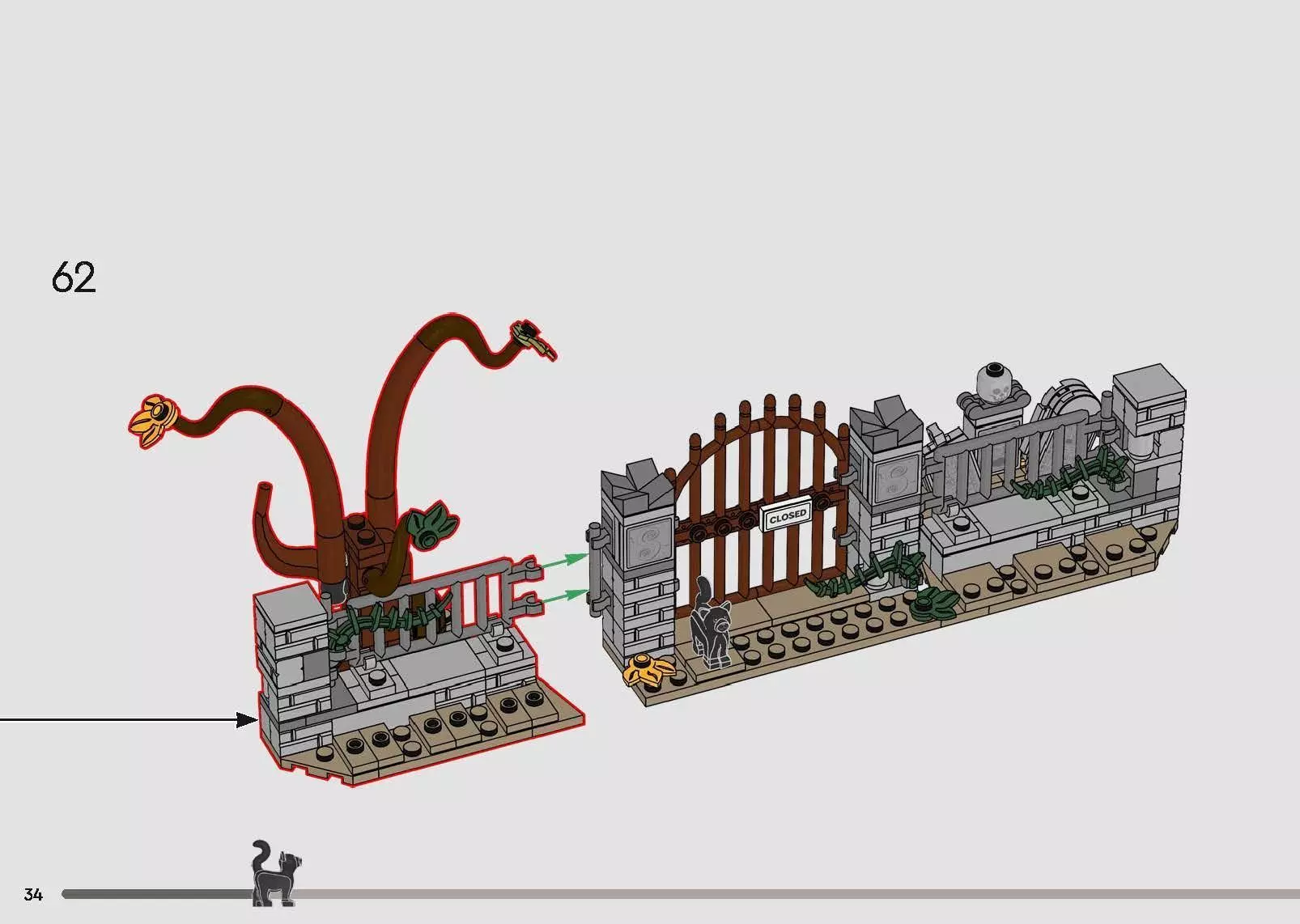 Wikibricks3D - 21341 - The Sanderson Sisters Cottage 3D print model_23