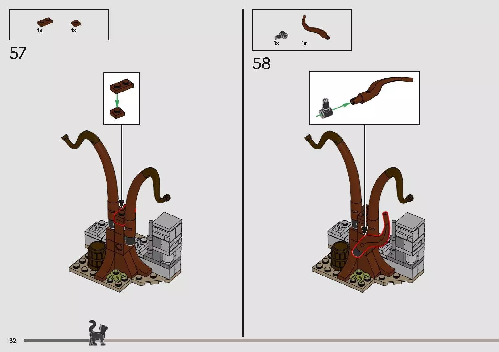 Wikibricks3D - 21341 - The Sanderson Sisters Cottage 3D print model_37