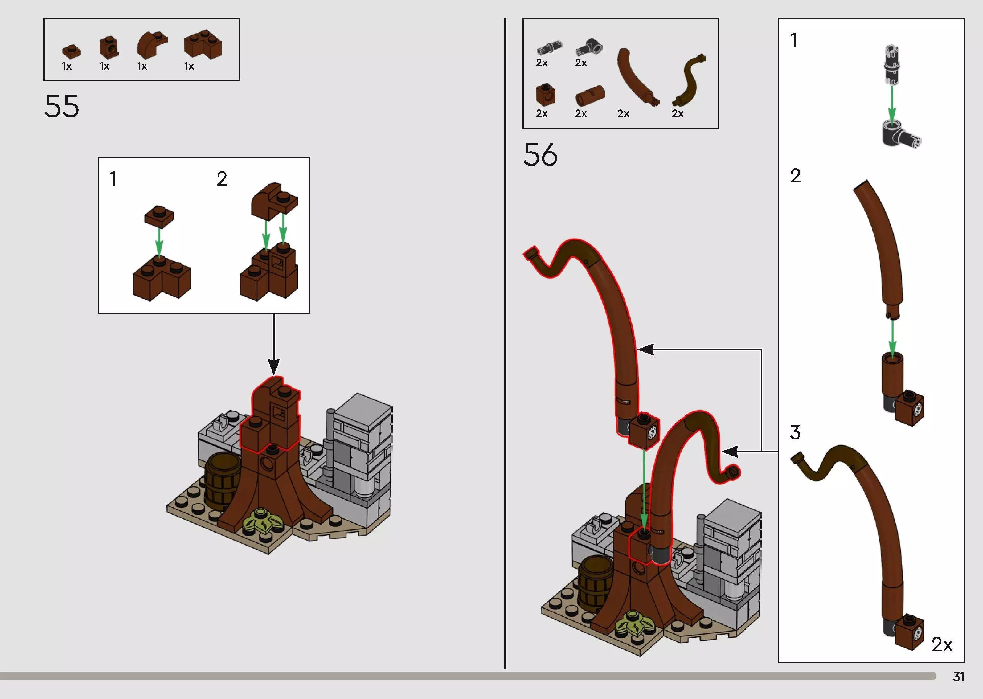 Wikibricks3D - 21341 - The Sanderson Sisters Cottage 3D print model_28