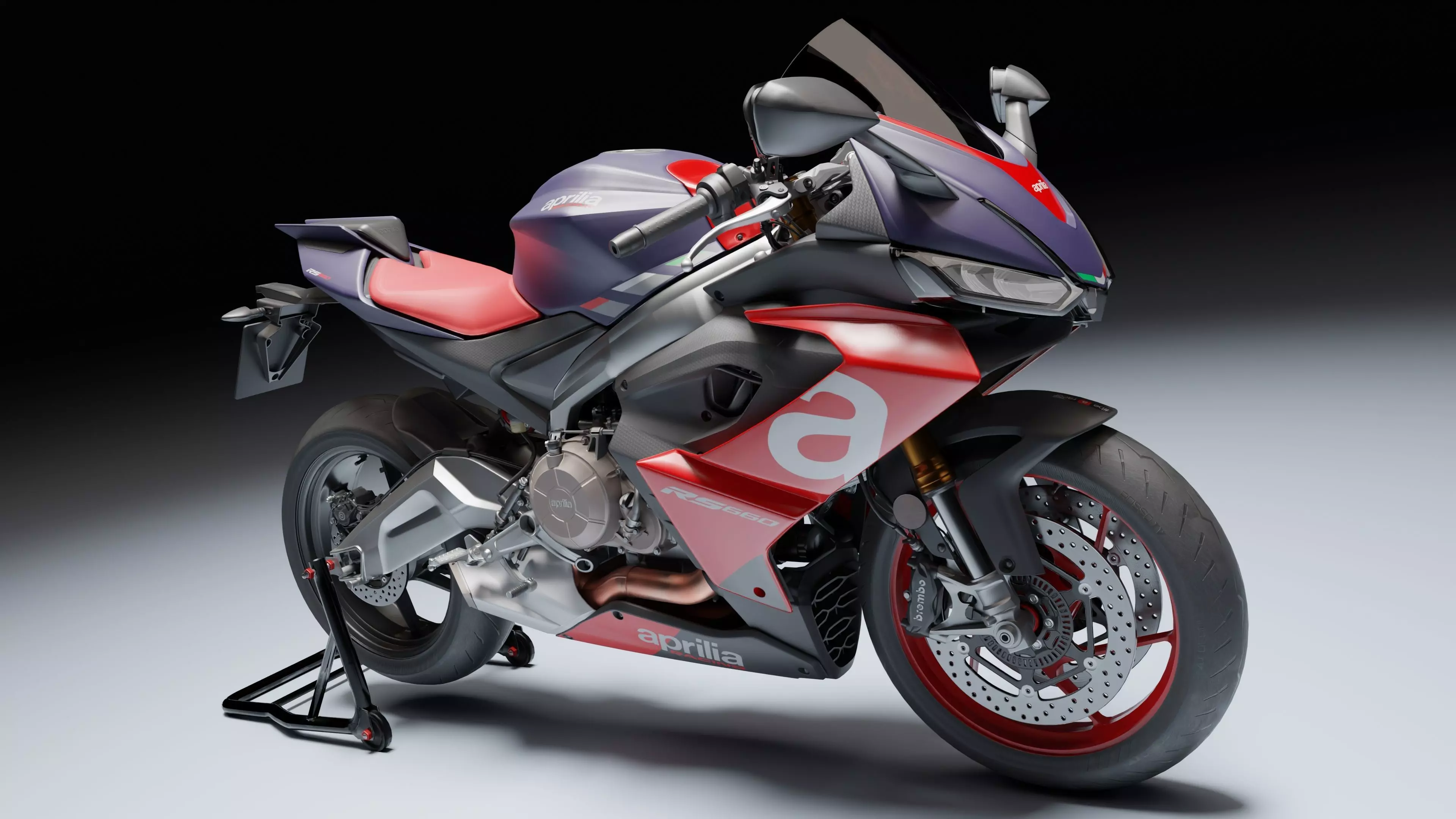 Aprilia RS 660 2021 Low-poly 3D model_11