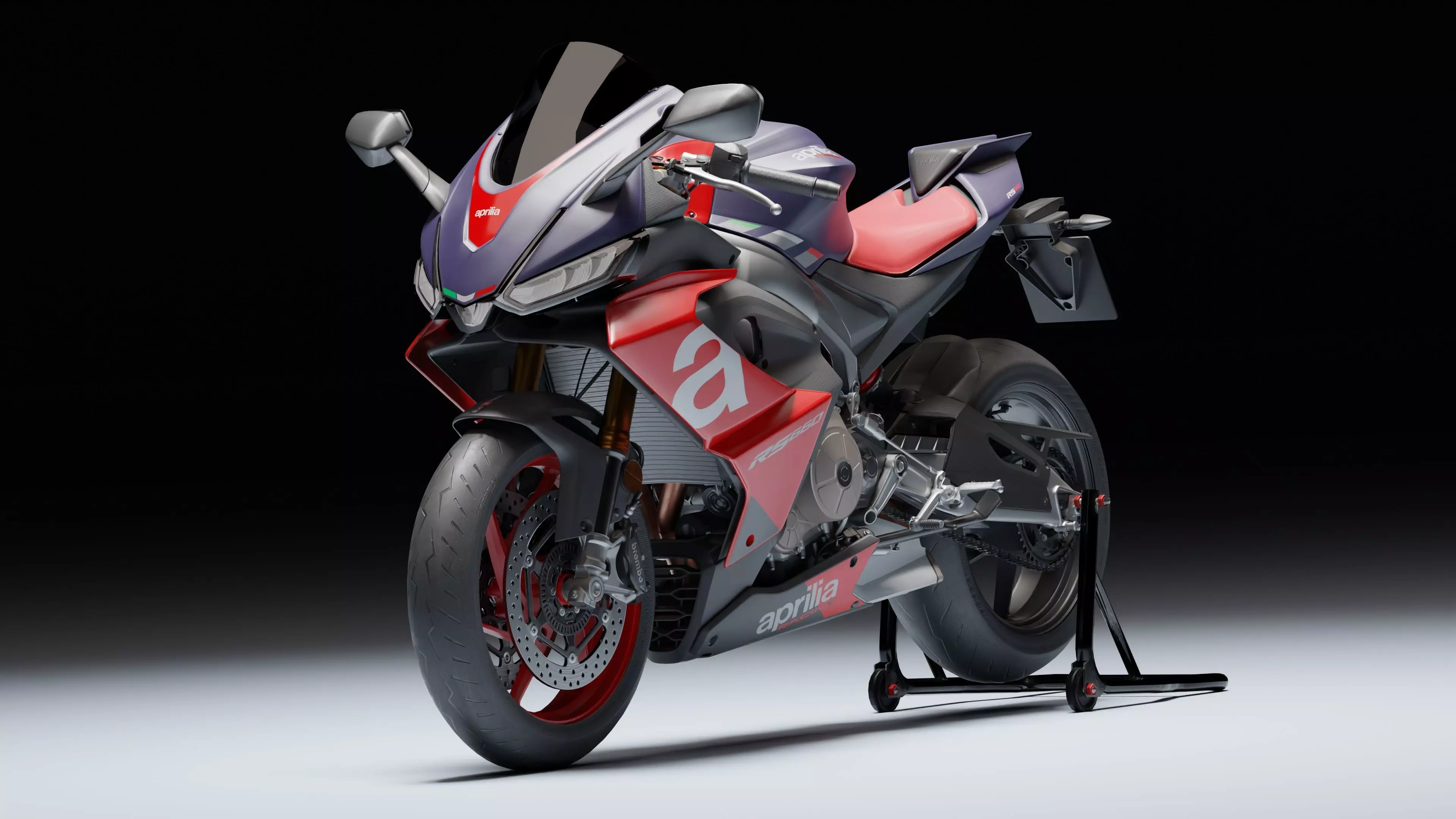 Aprilia RS 660 2021 Low-poly 3D model_10