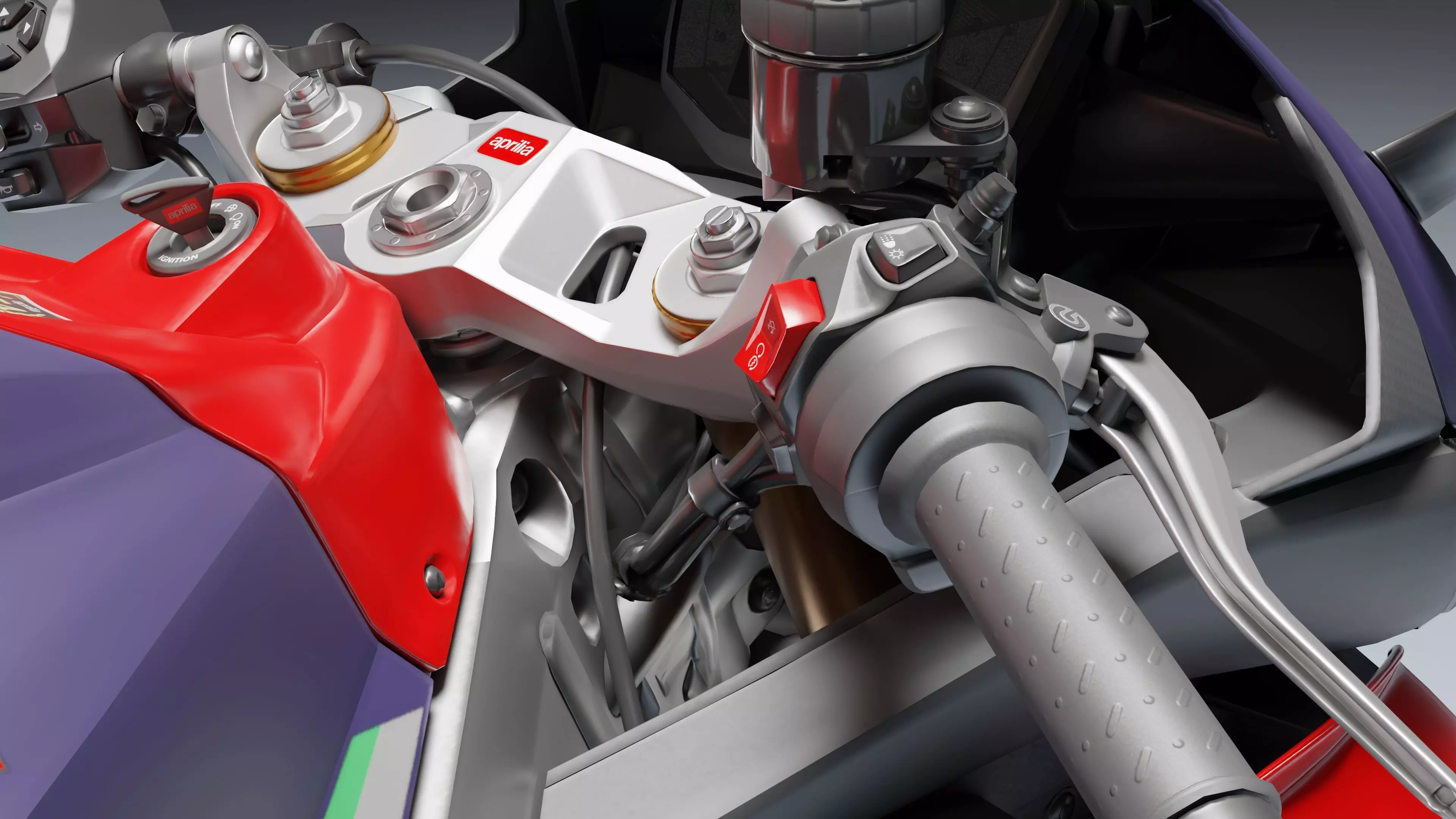 Aprilia RS 660 2021 Low-poly 3D model_20