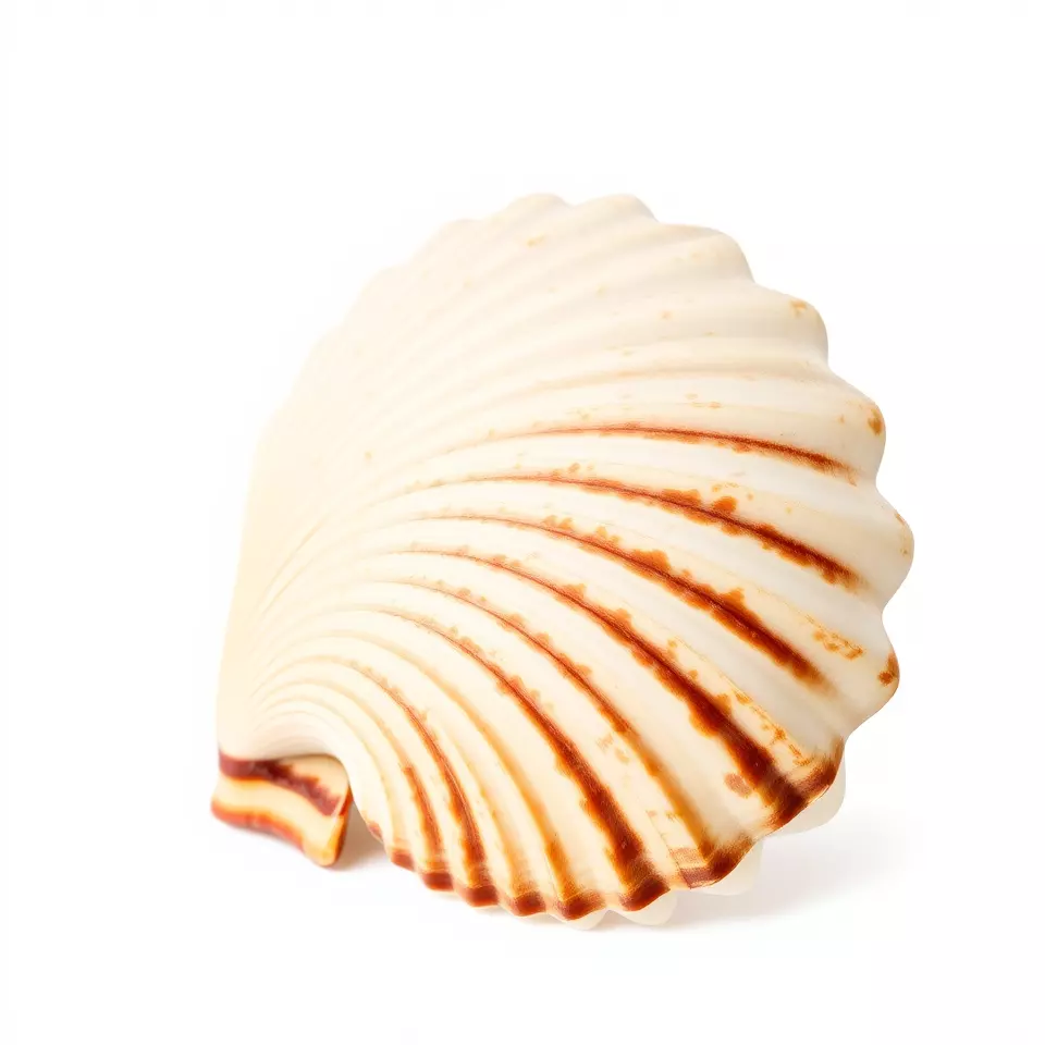 Natural Seashell Textured model pack Low-poly 3D model_2