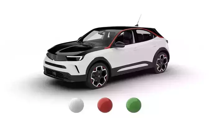 Opel Mokka 2021 3d model