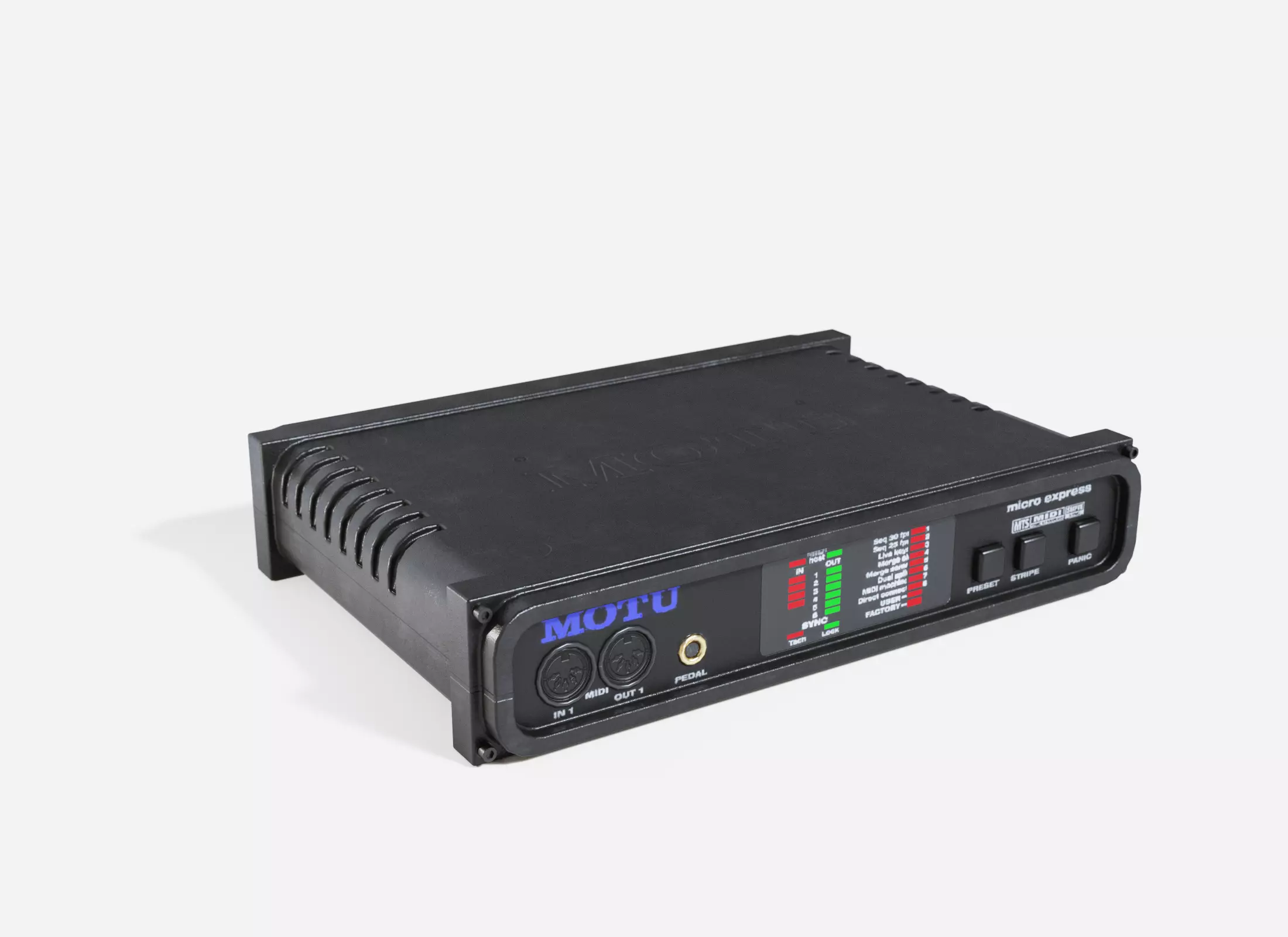 Motu Microexpress MIDI Interface Low-poly 3D model