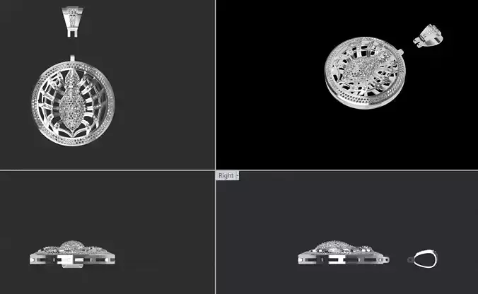Spider Pendant  3D print model
