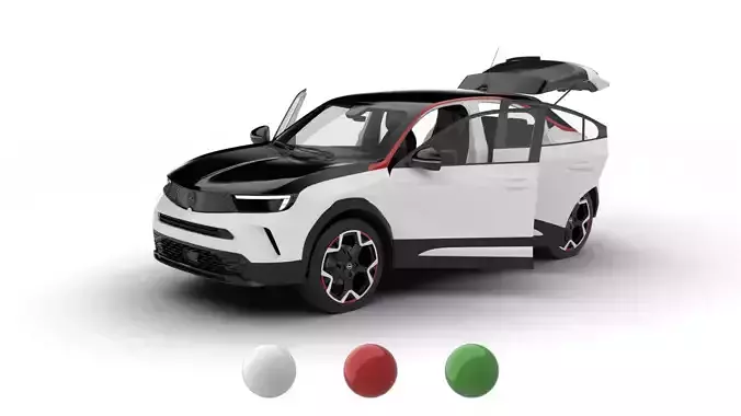 Opel Mokka 2021 HQ 3d model