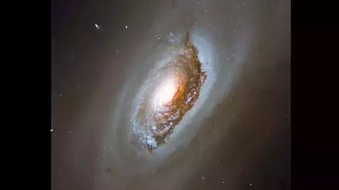 Black Eye Galaxy 3D model