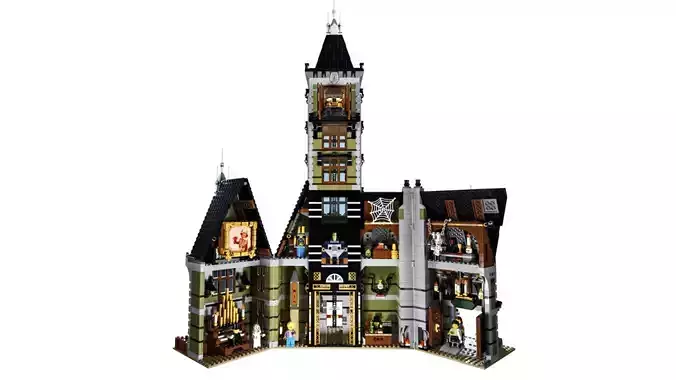 Wikibricks3D - 10273 - Haunted House