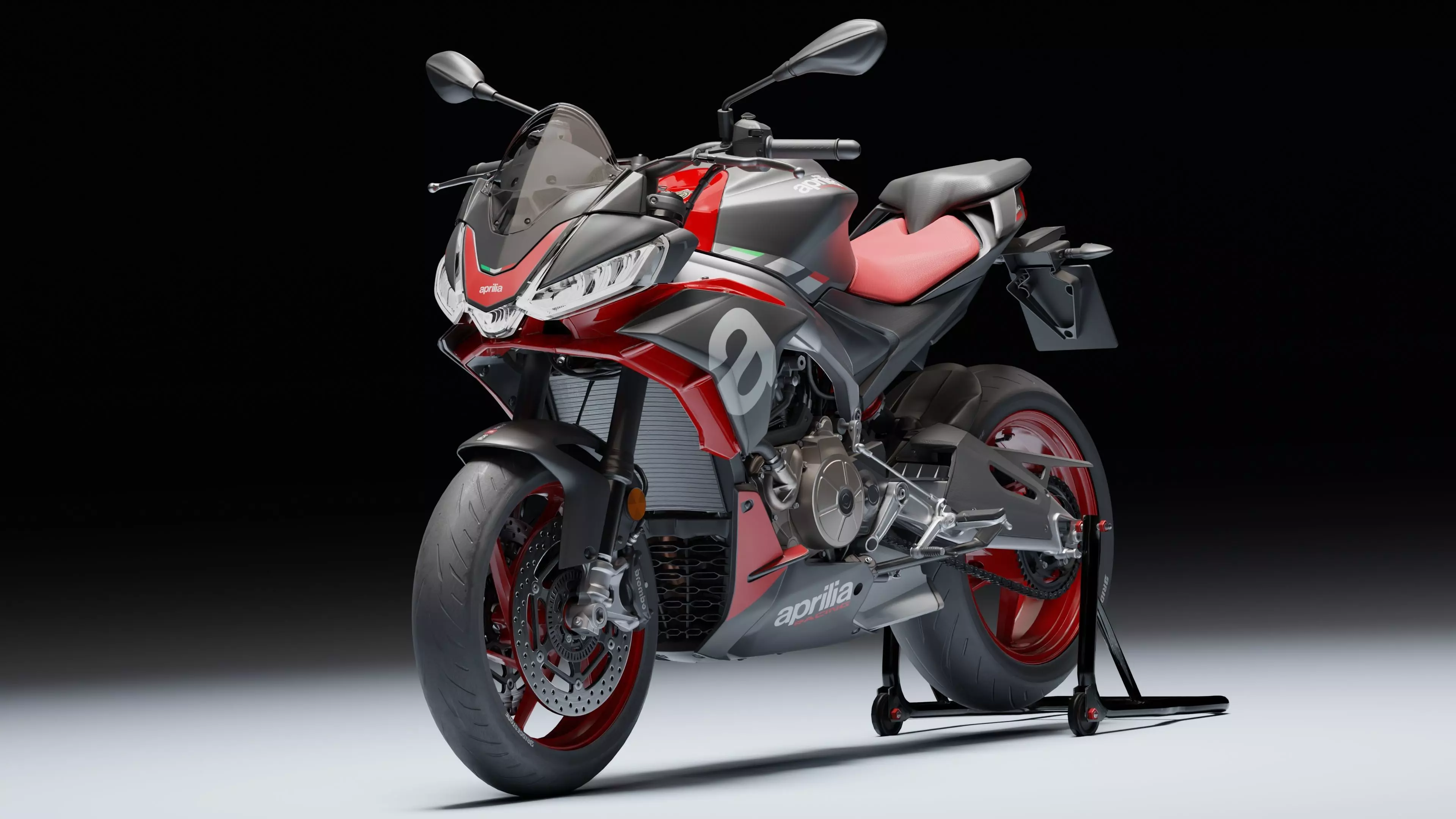 Aprilia Tuono 660 2021 Low-poly 3D model_10