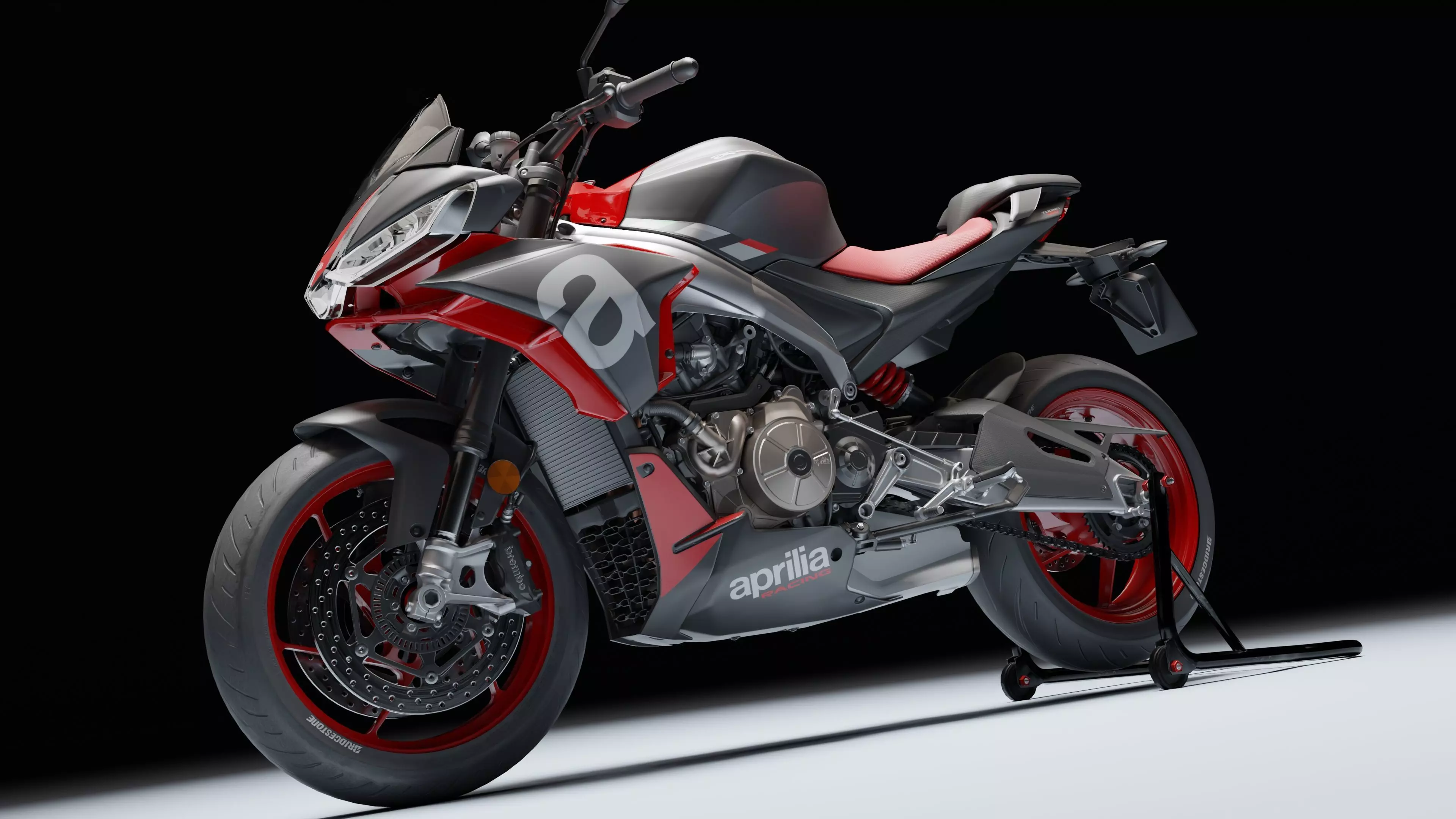 Aprilia Tuono 660 2021 Low-poly 3D model_32