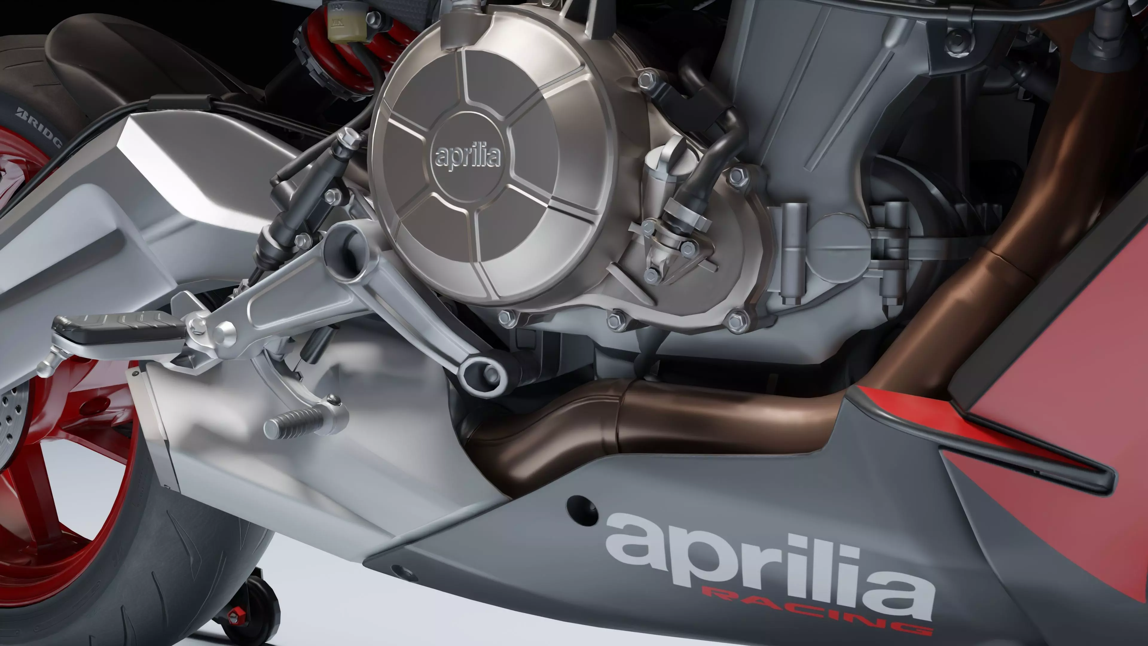 Aprilia Tuono 660 2021 Low-poly 3D model_22