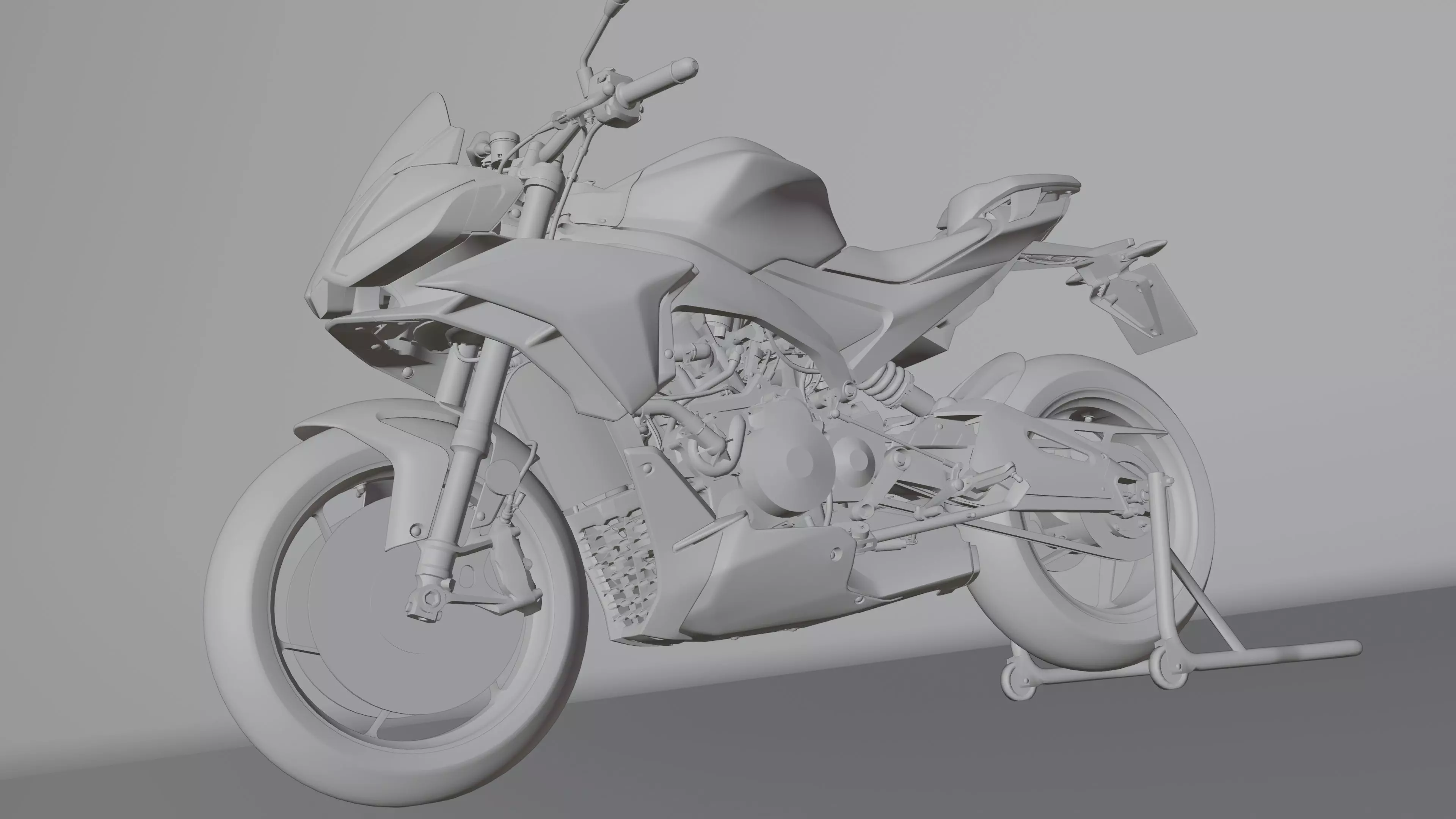 Aprilia Tuono 660 2021 Low-poly 3D model_33