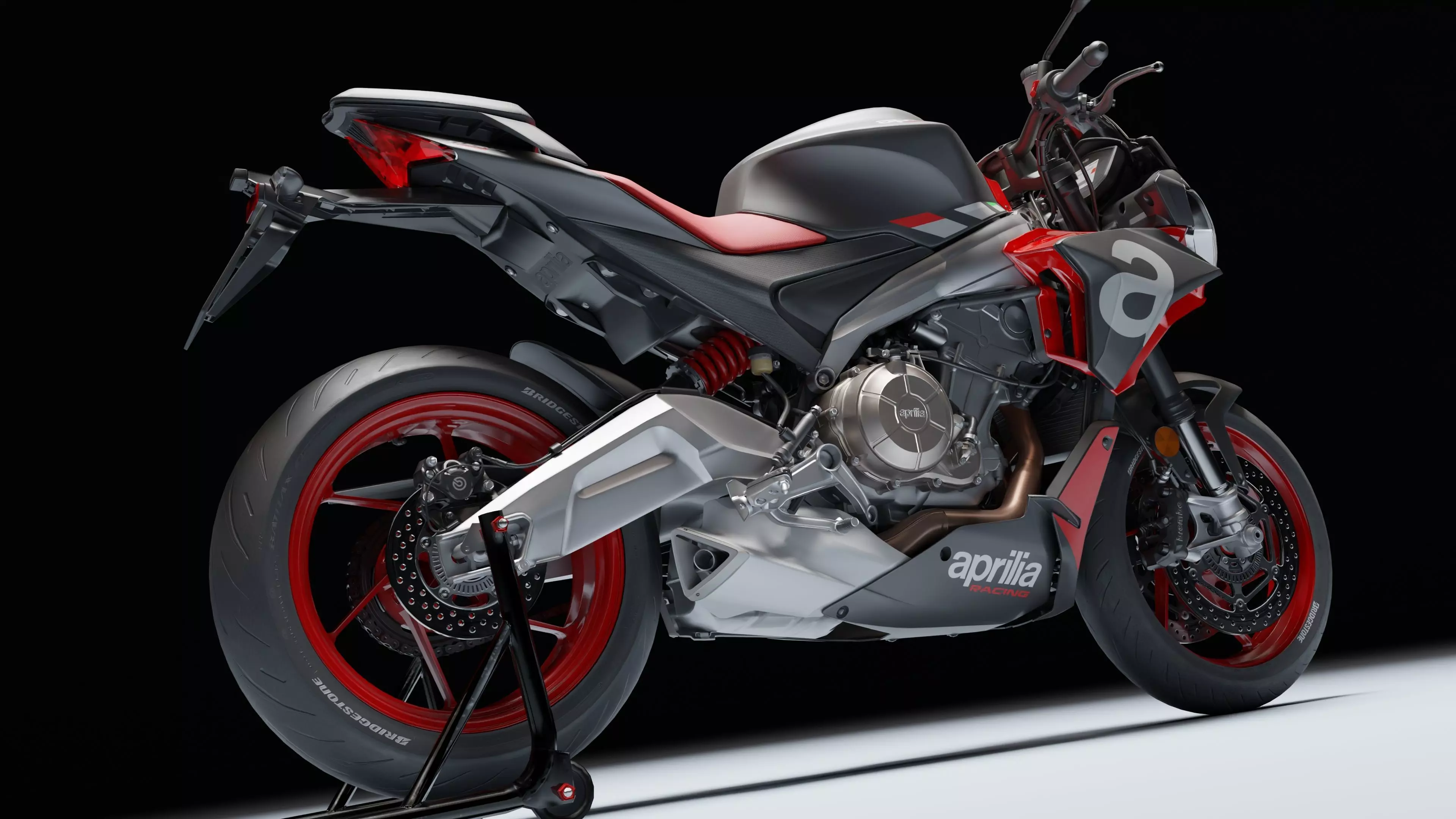 Aprilia Tuono 660 2021 Low-poly 3D model_30