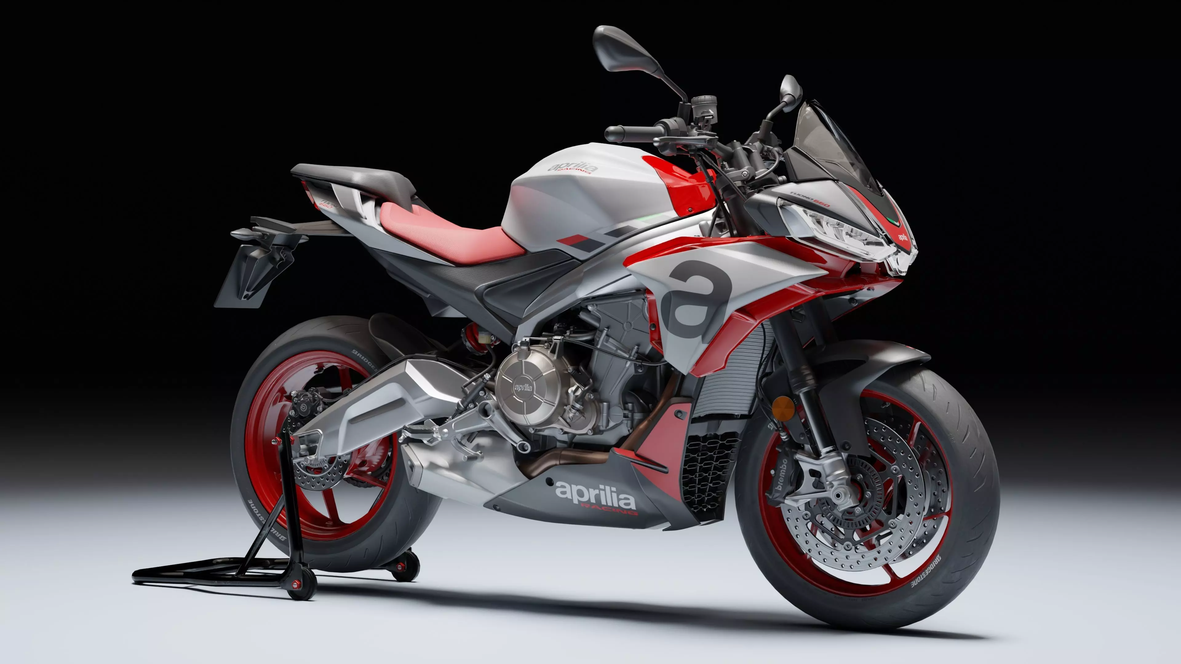 Aprilia Tuono 660 2021 Low-poly 3D model_4