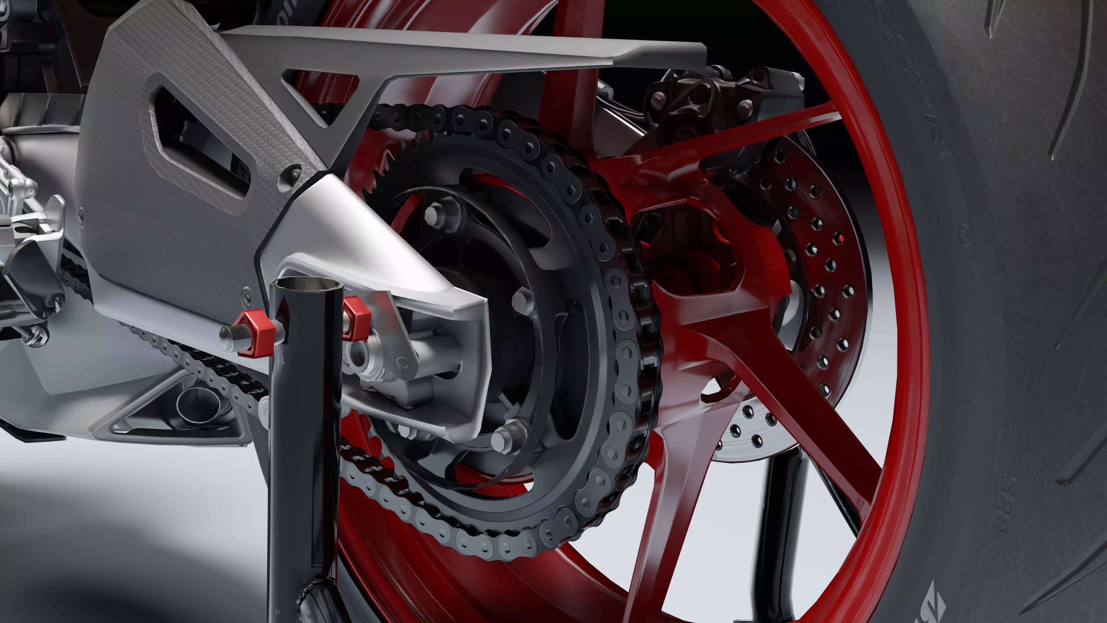 Aprilia Tuono 660 2021 Low-poly 3D model_24