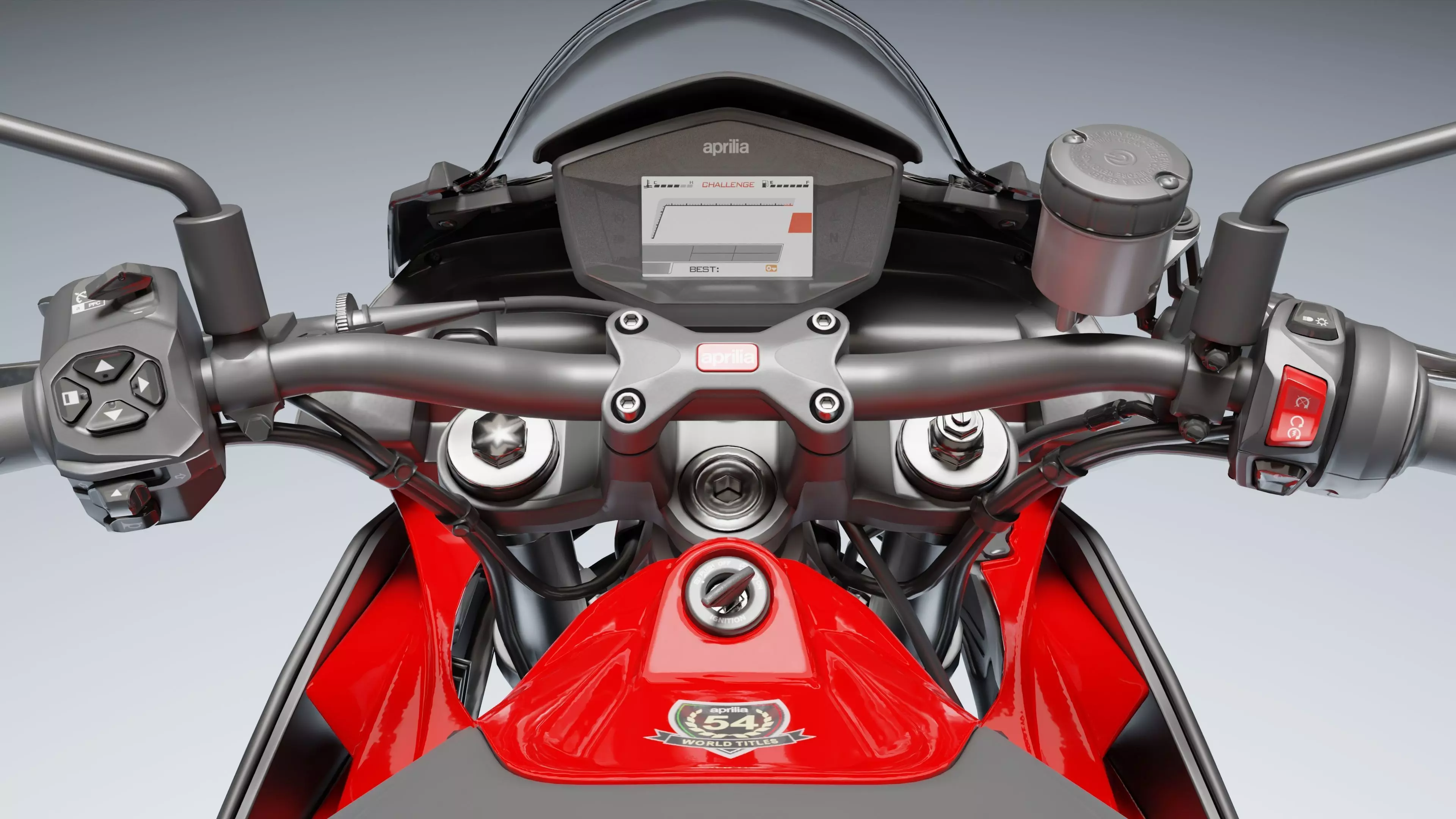 Aprilia Tuono 660 2021 Low-poly 3D model_19