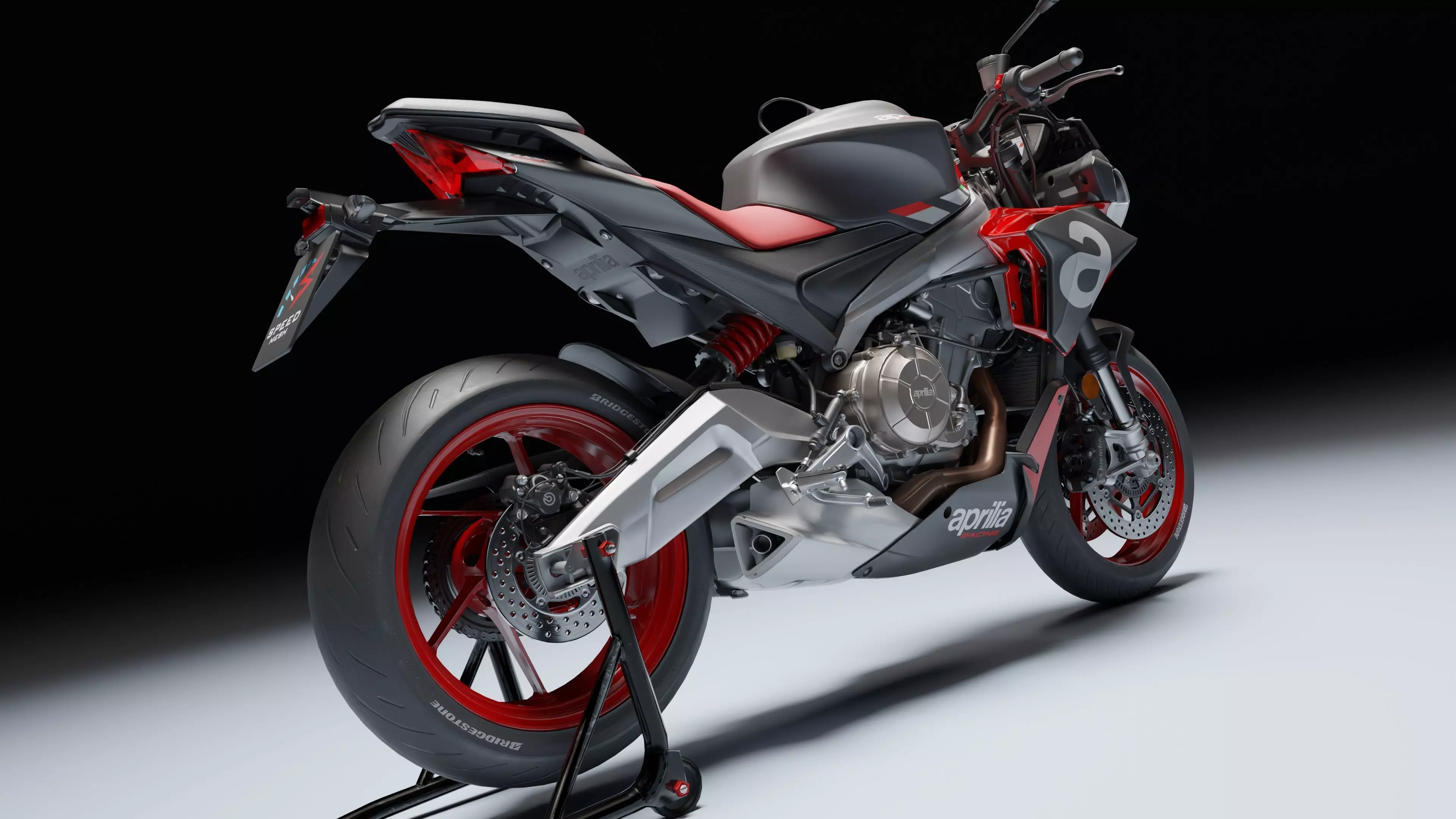 Aprilia Tuono 660 2021 Low-poly 3D model_17