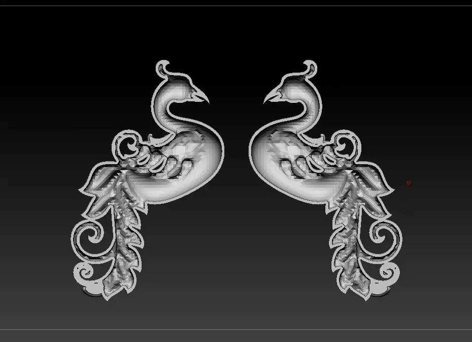 peacock 3D print model Free 3D print model_15