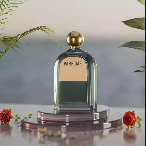 Elegant Luxury Perfume Bottle 