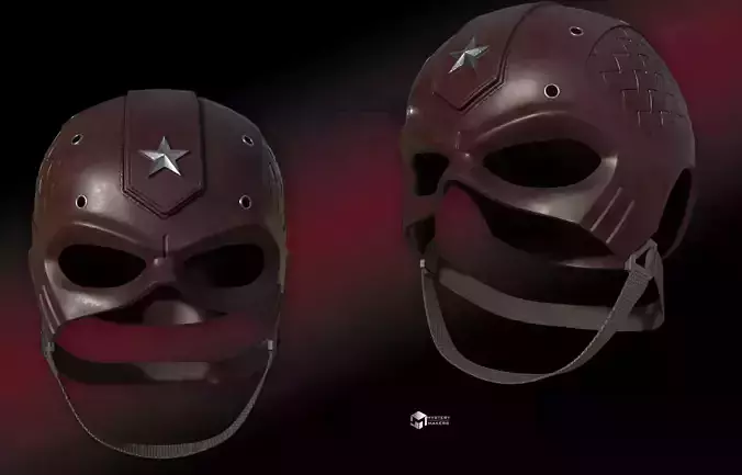 Red Guardian helmet