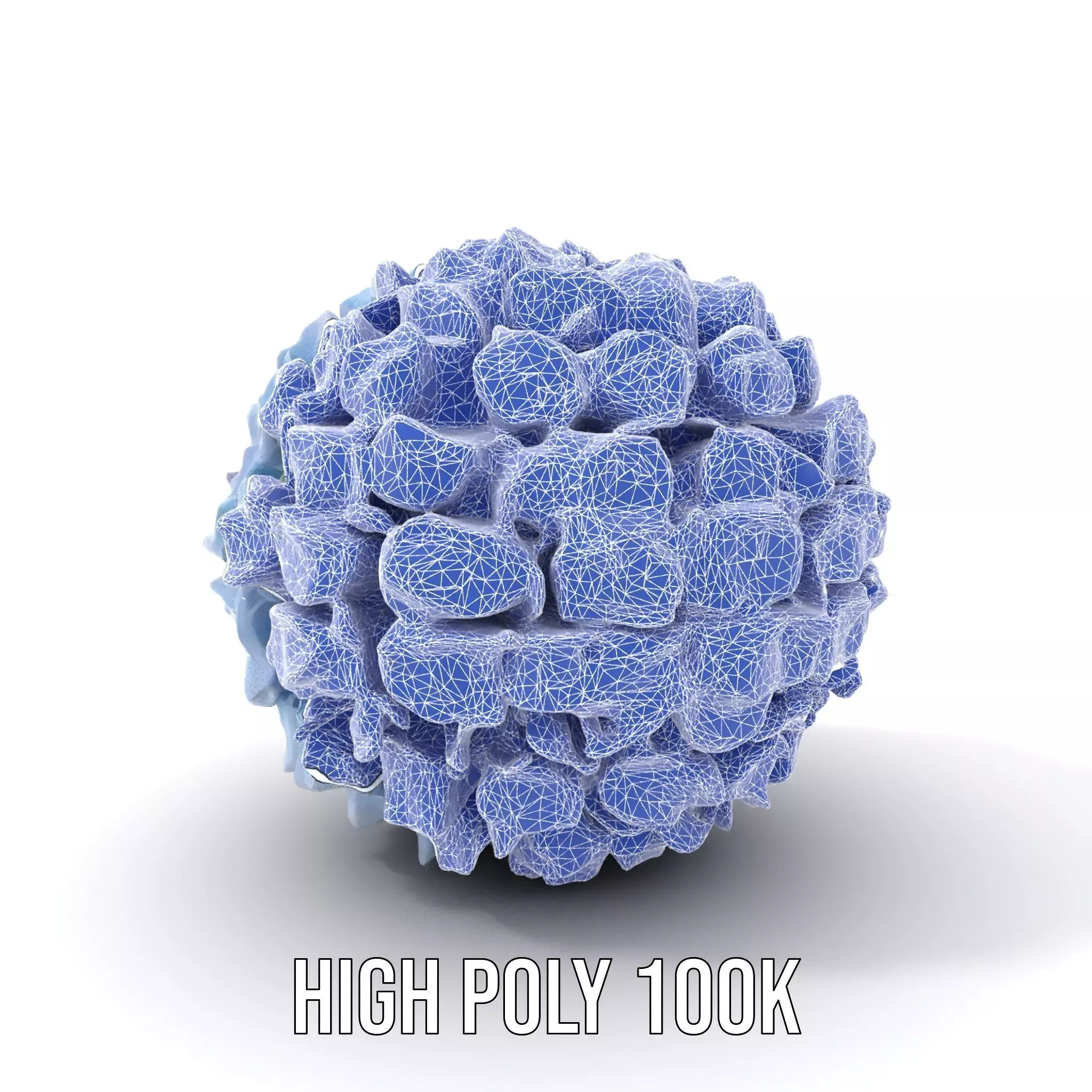 Hydrangea Blossom model pack Low-poly 3D model_4