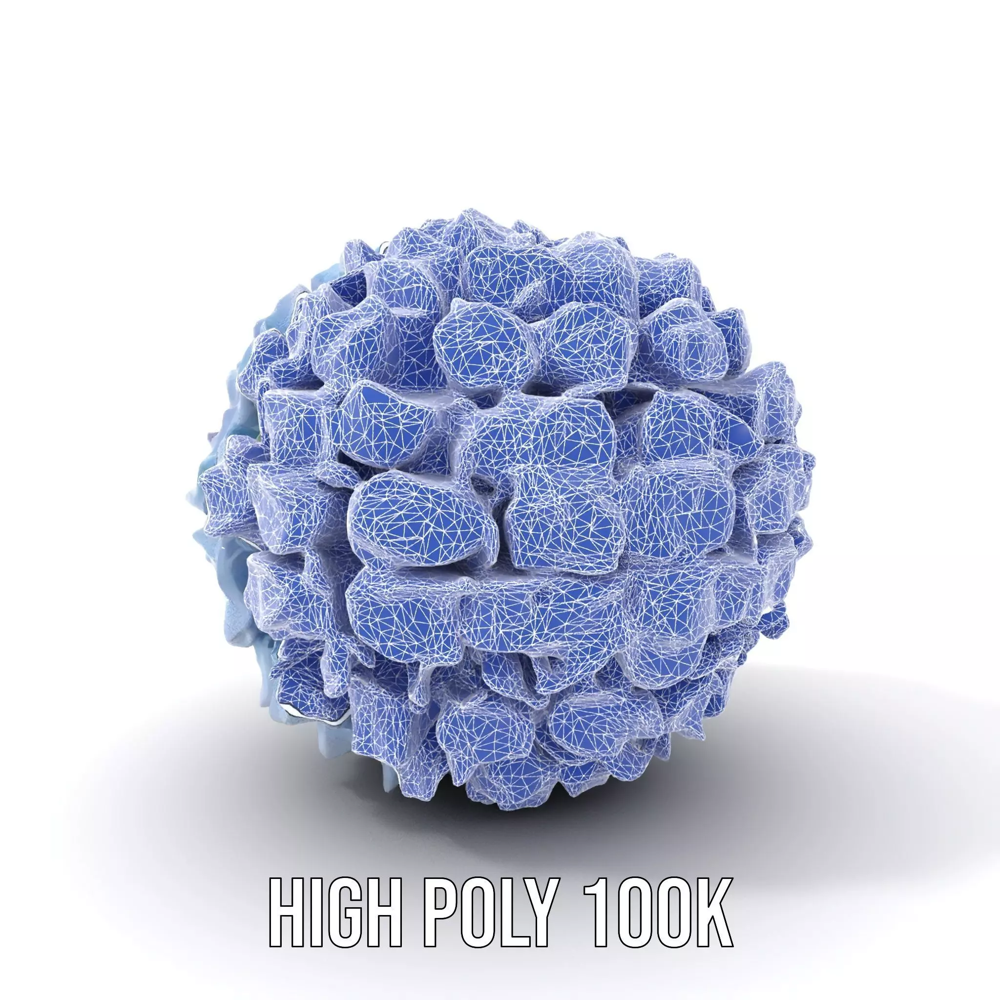 Hydrangea Blossom model pack Low-poly 3D model_24