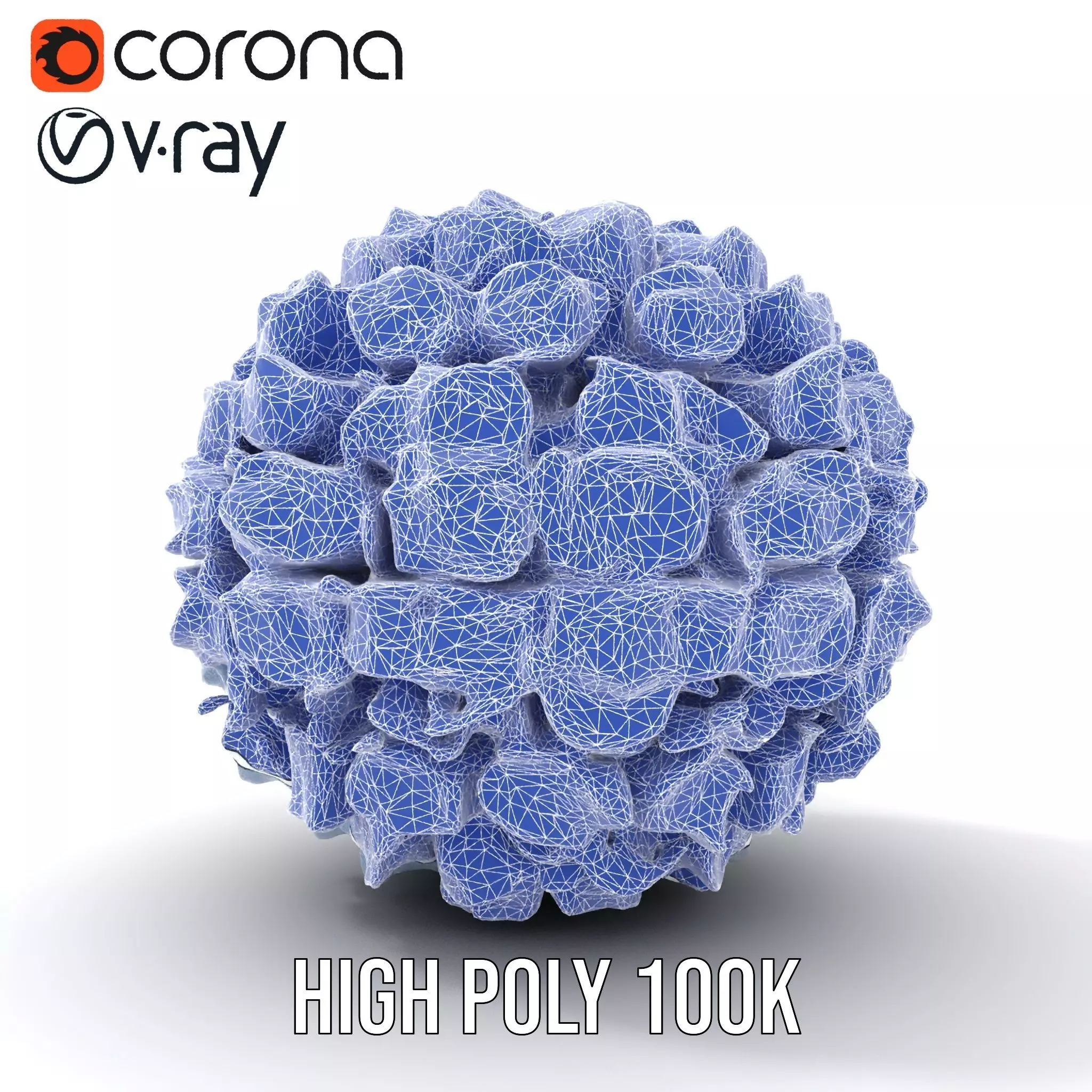 Hydrangea Blossom model pack Low-poly 3D model_30