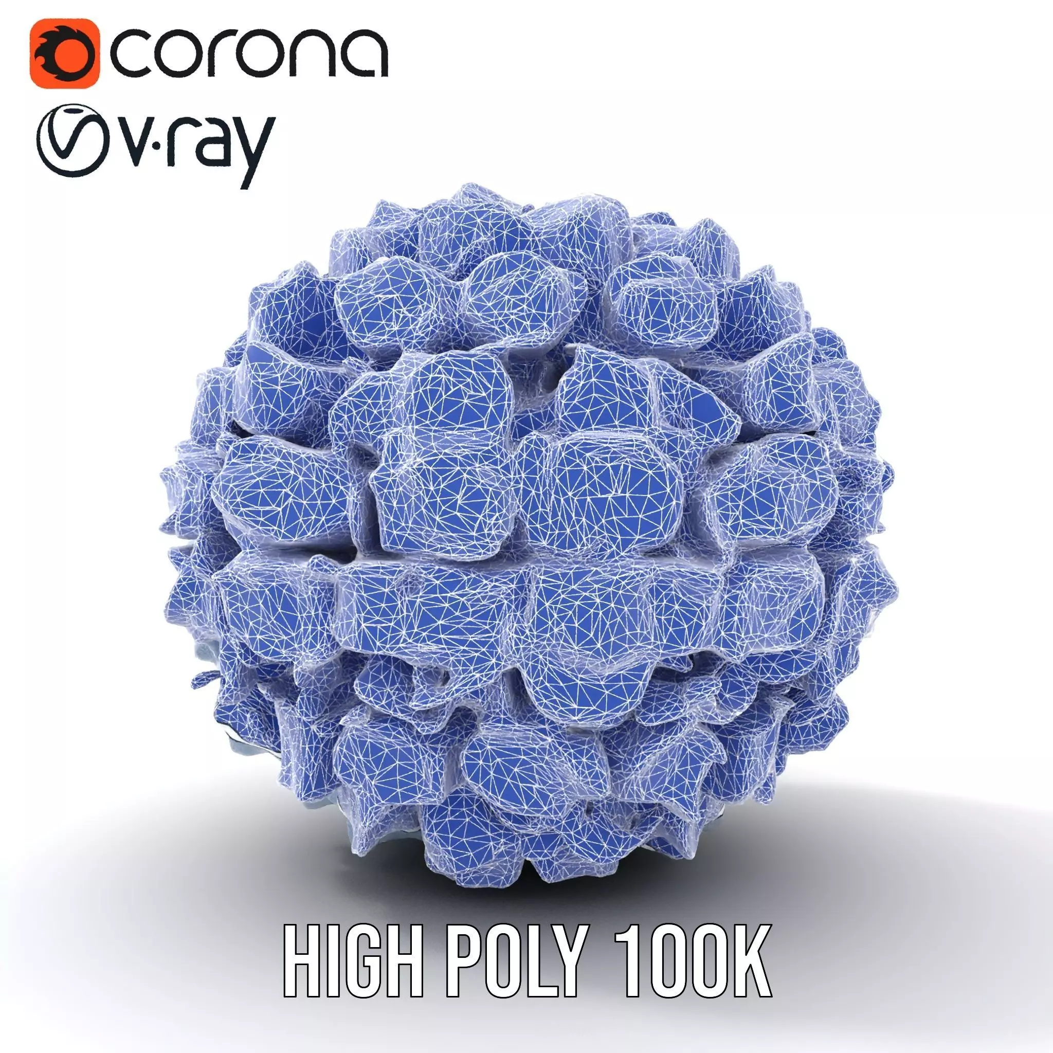 Hydrangea Blossom model pack Low-poly 3D model_33