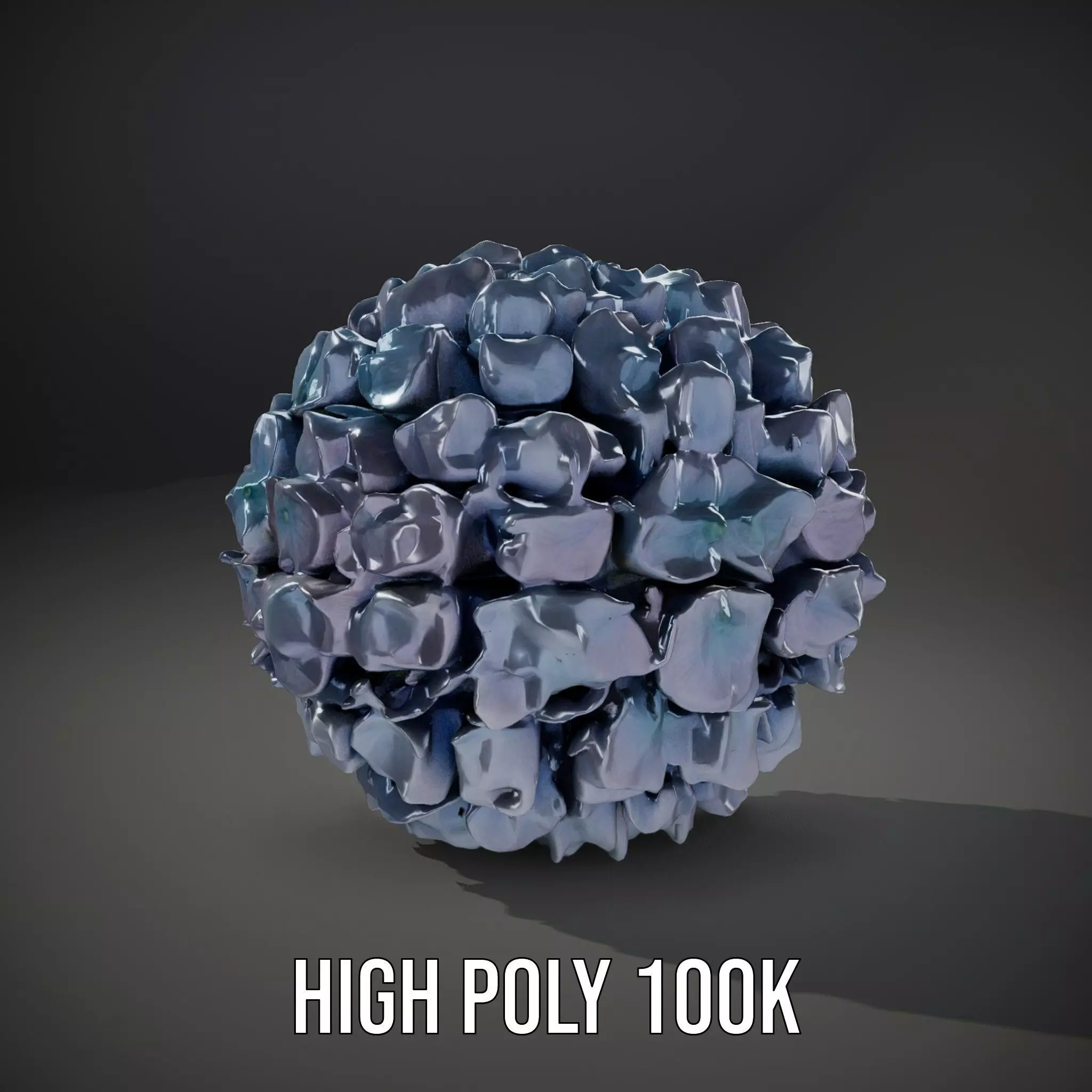Hydrangea Blossom model pack Low-poly 3D model_8