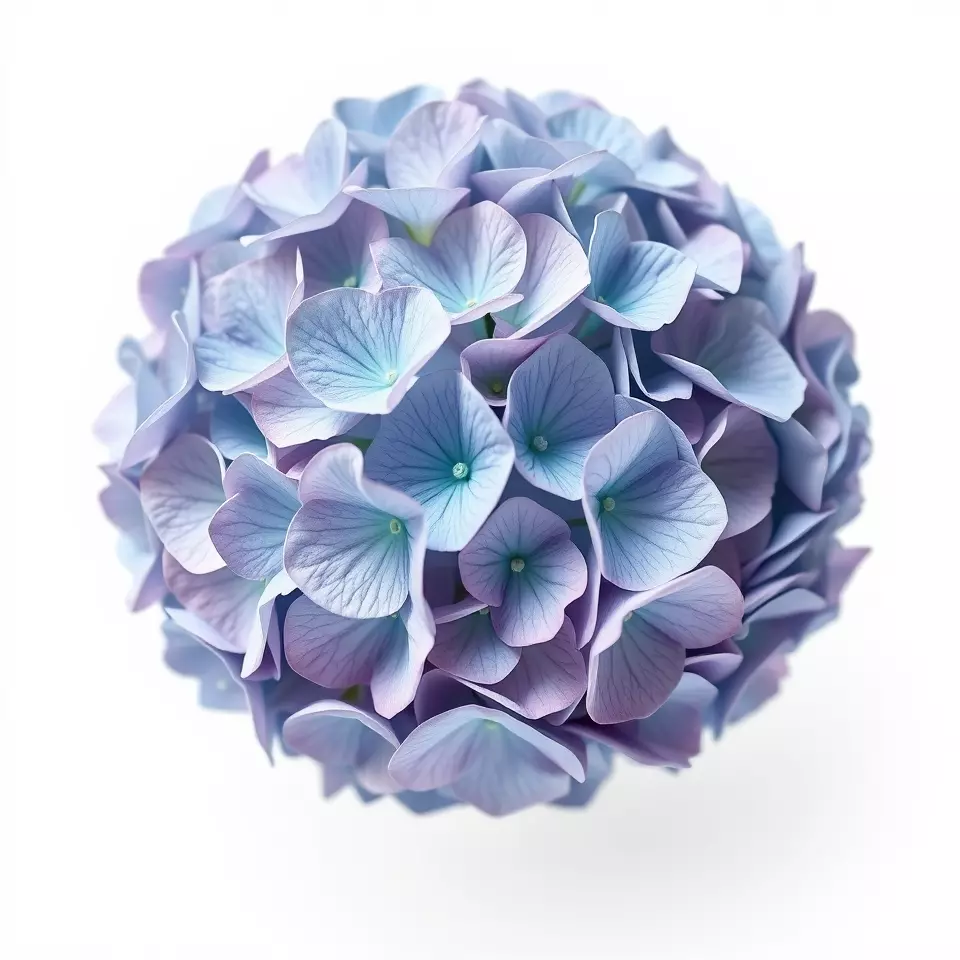Hydrangea Blossom model pack Low-poly 3D model_2