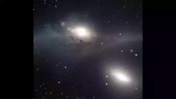 Eyes Galaxies 3D model